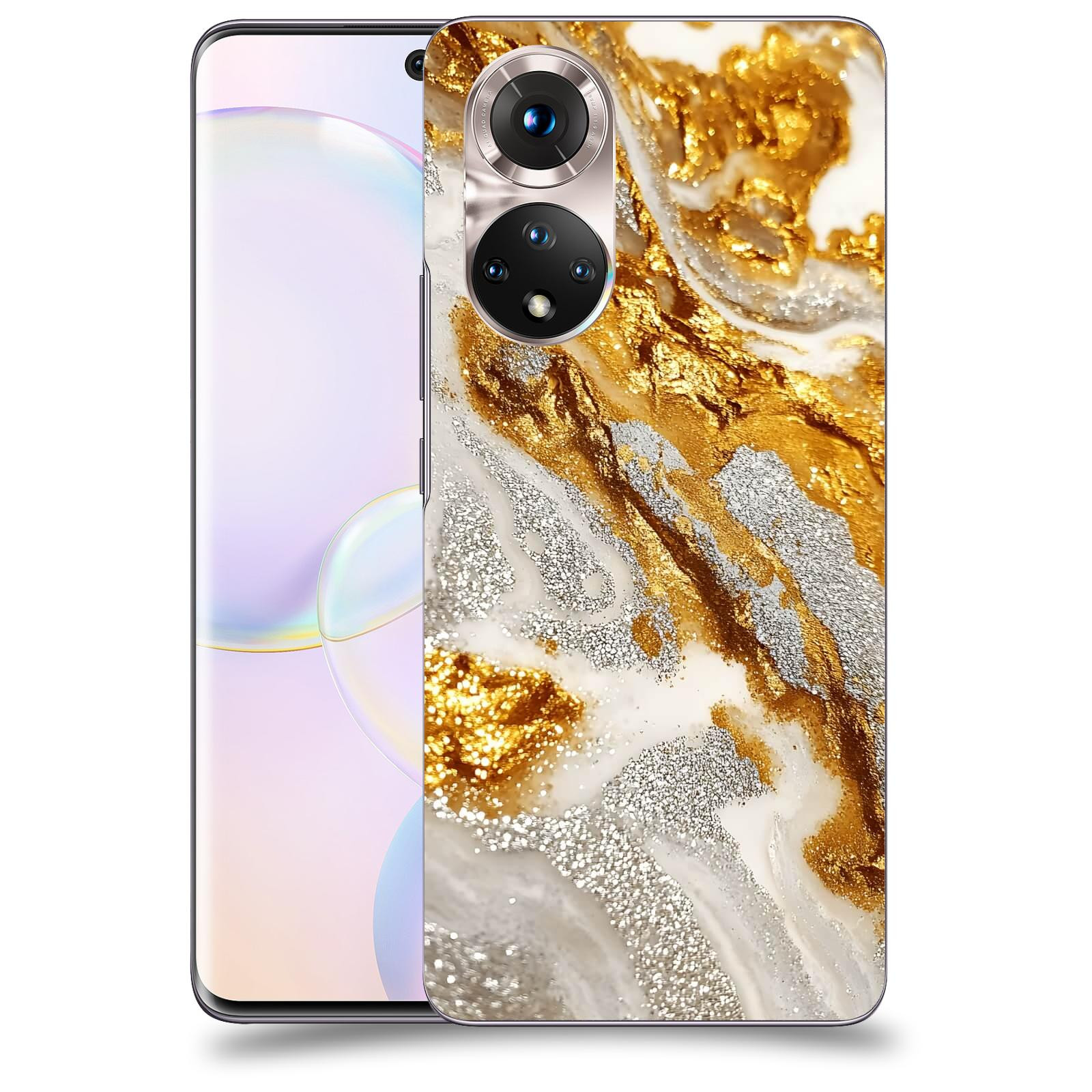 ACOVER Kryt na mobil Honor 50 5G - Liquid Gold II