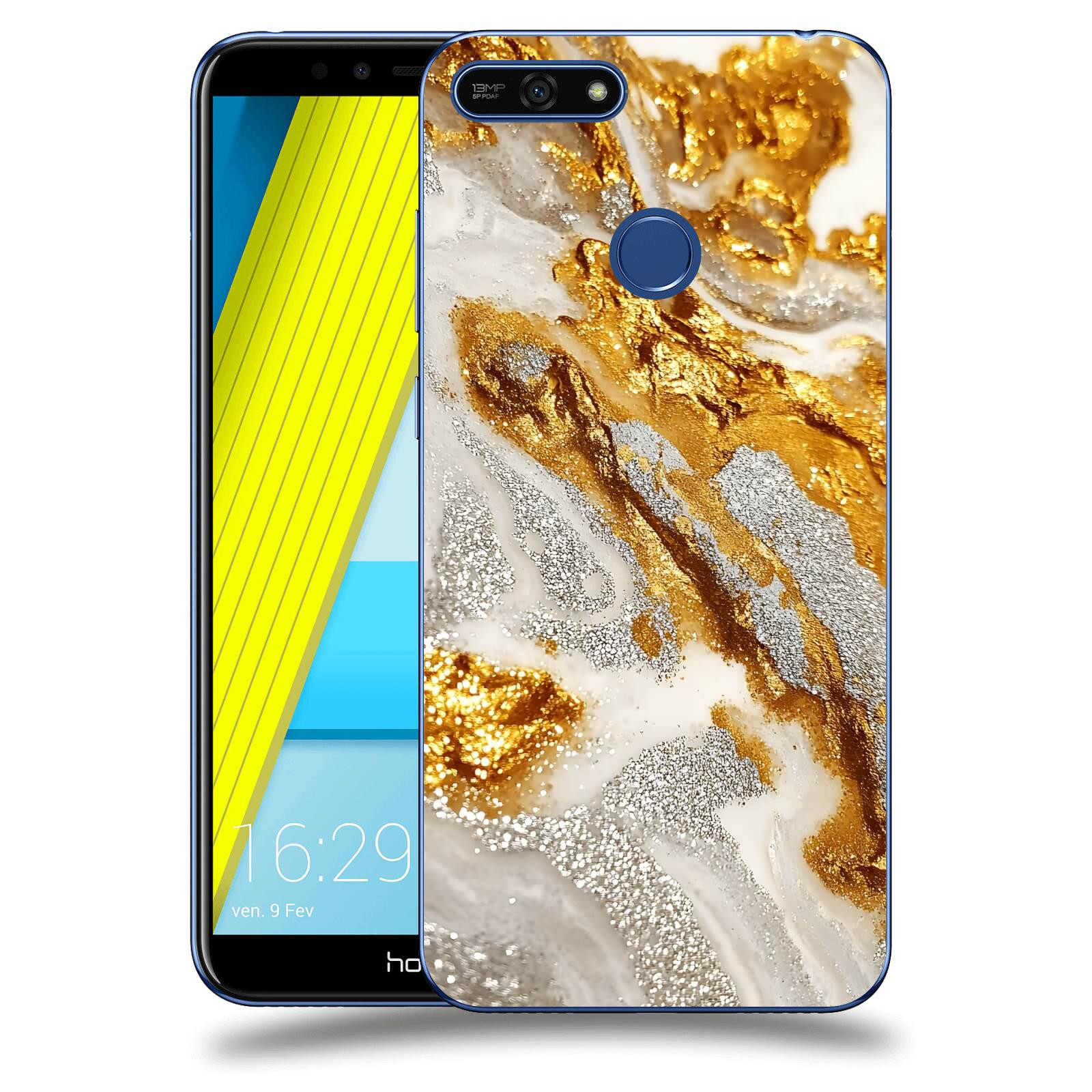 ACOVER Kryt na mobil Honor 7A - Liquid Gold II