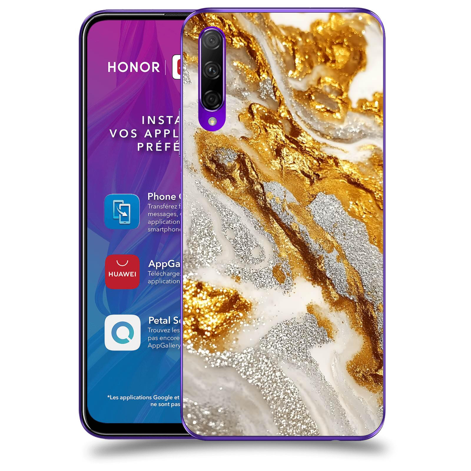 ACOVER Kryt na mobil Honor 9X Pro - Liquid Gold II