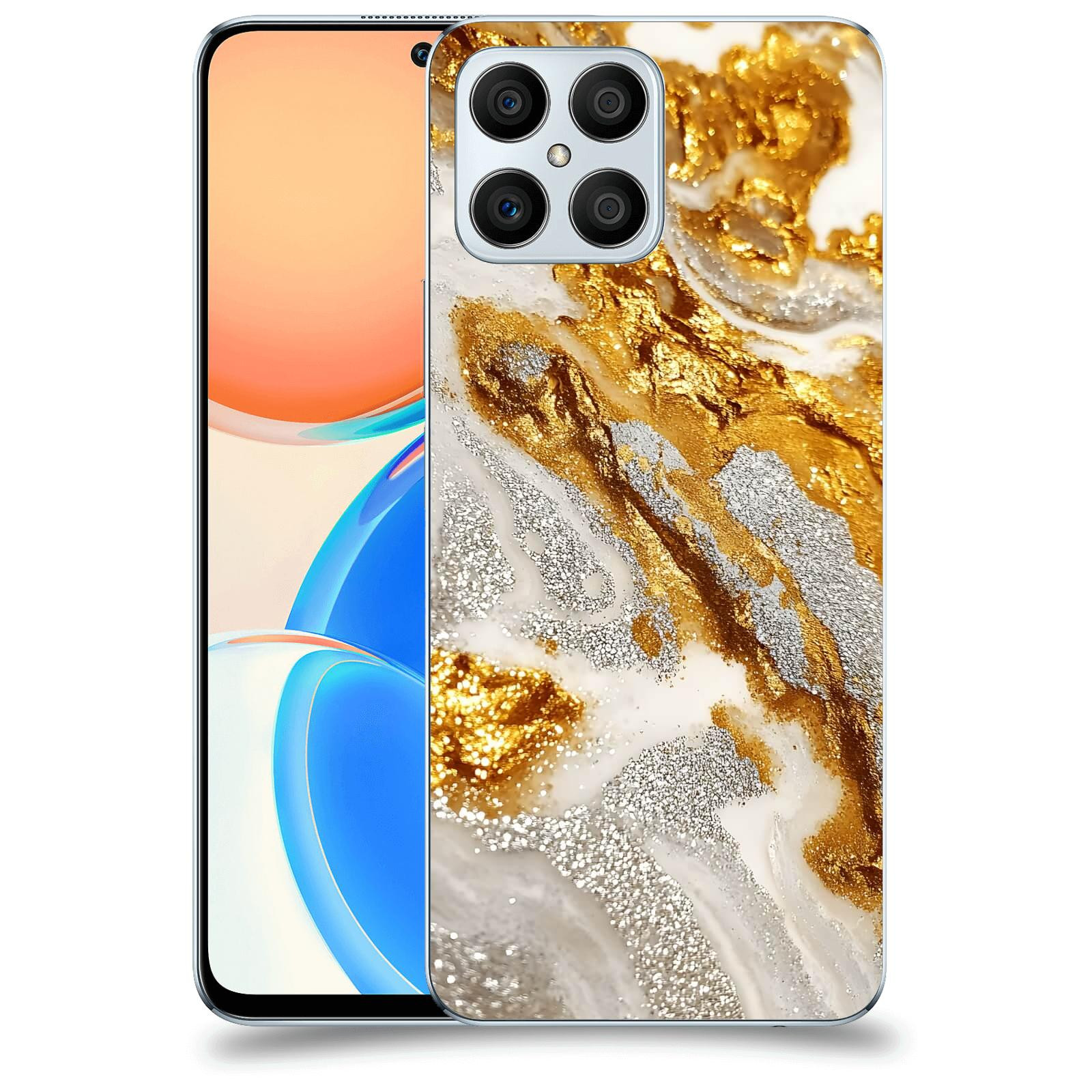 ACOVER Kryt na mobil Honor X8 5G - Liquid Gold II