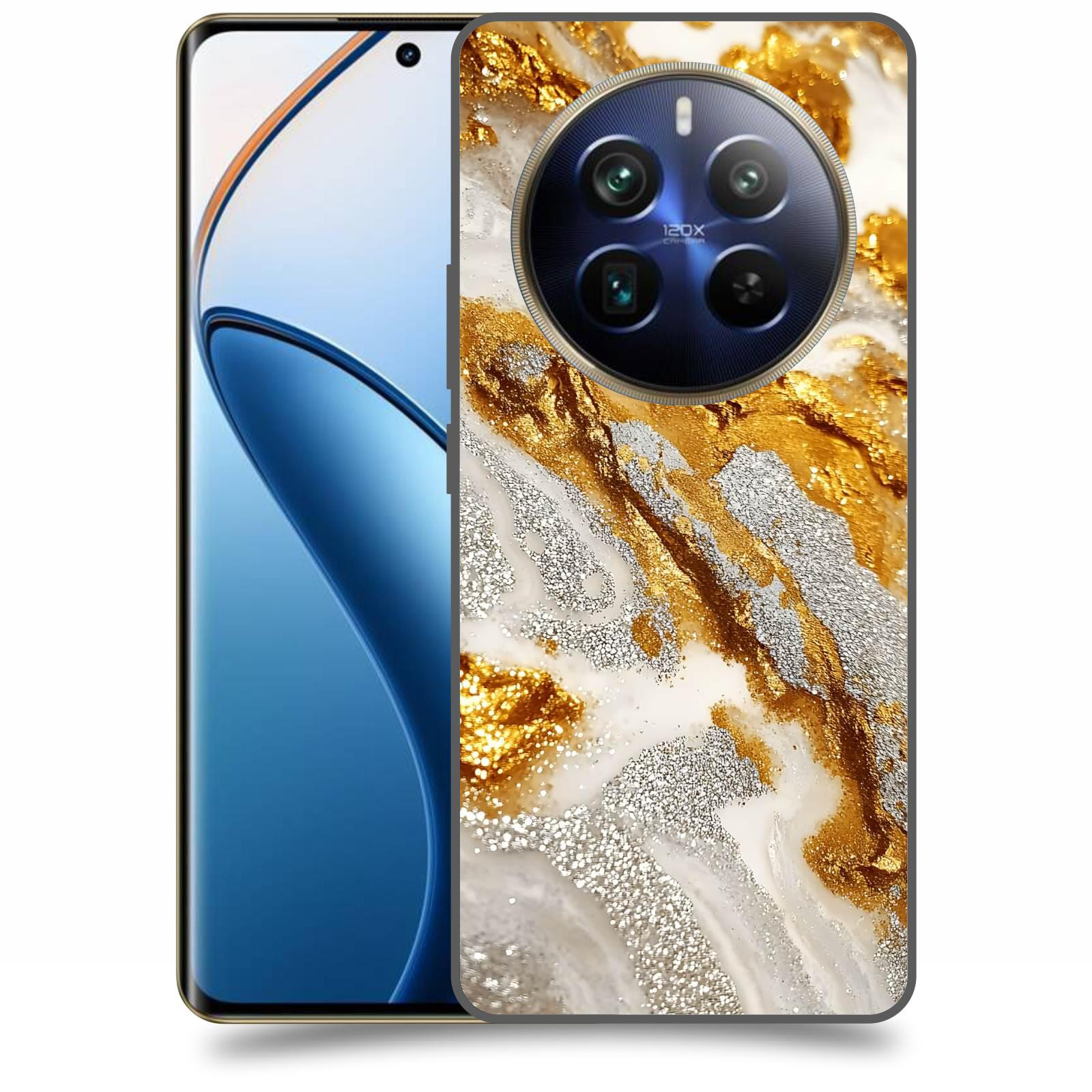 ACOVER Kryt na mobil Realme 12 pro+ 5g - Liquid Gold II
