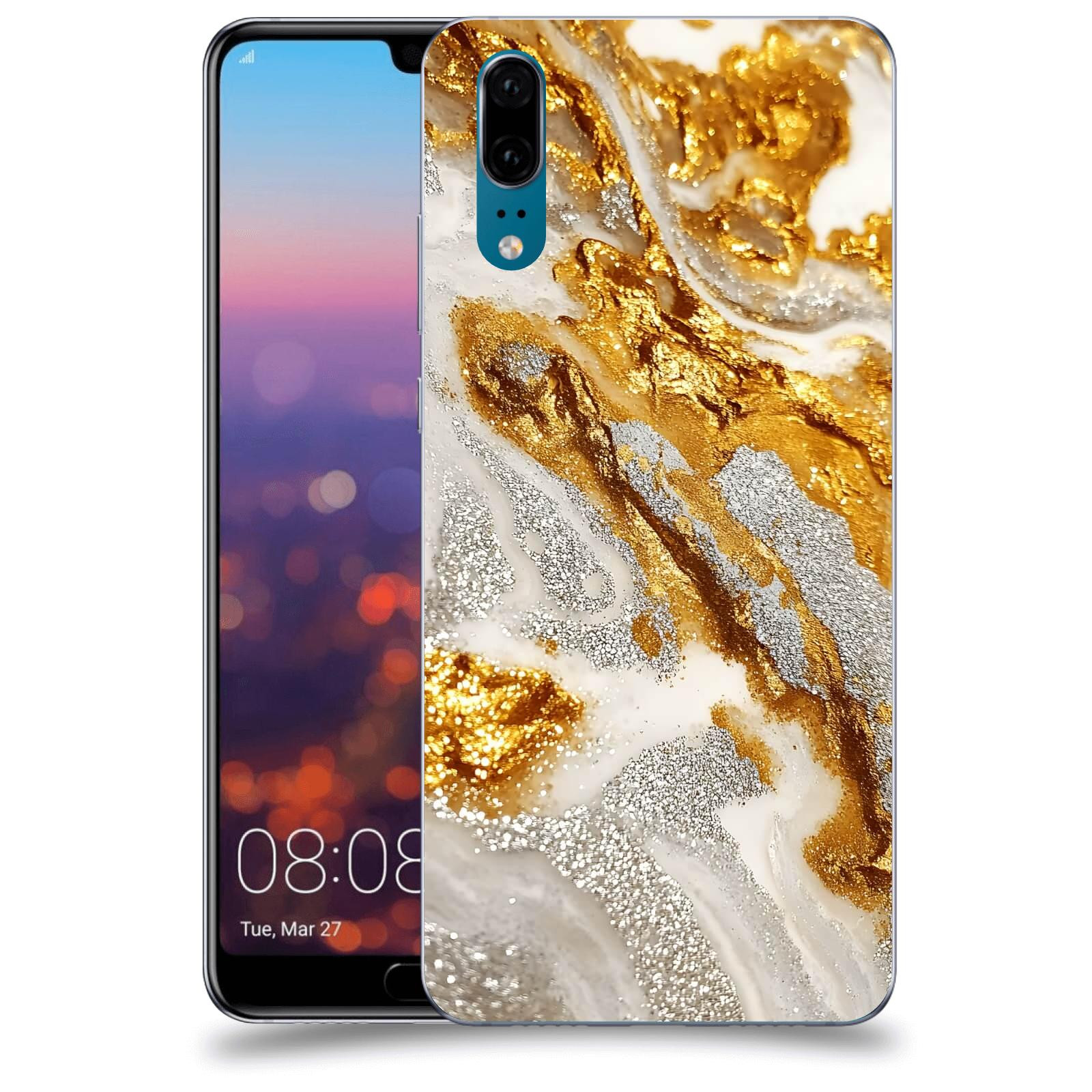 ACOVER Kryt na mobil Huawei P20 - Liquid Gold II
