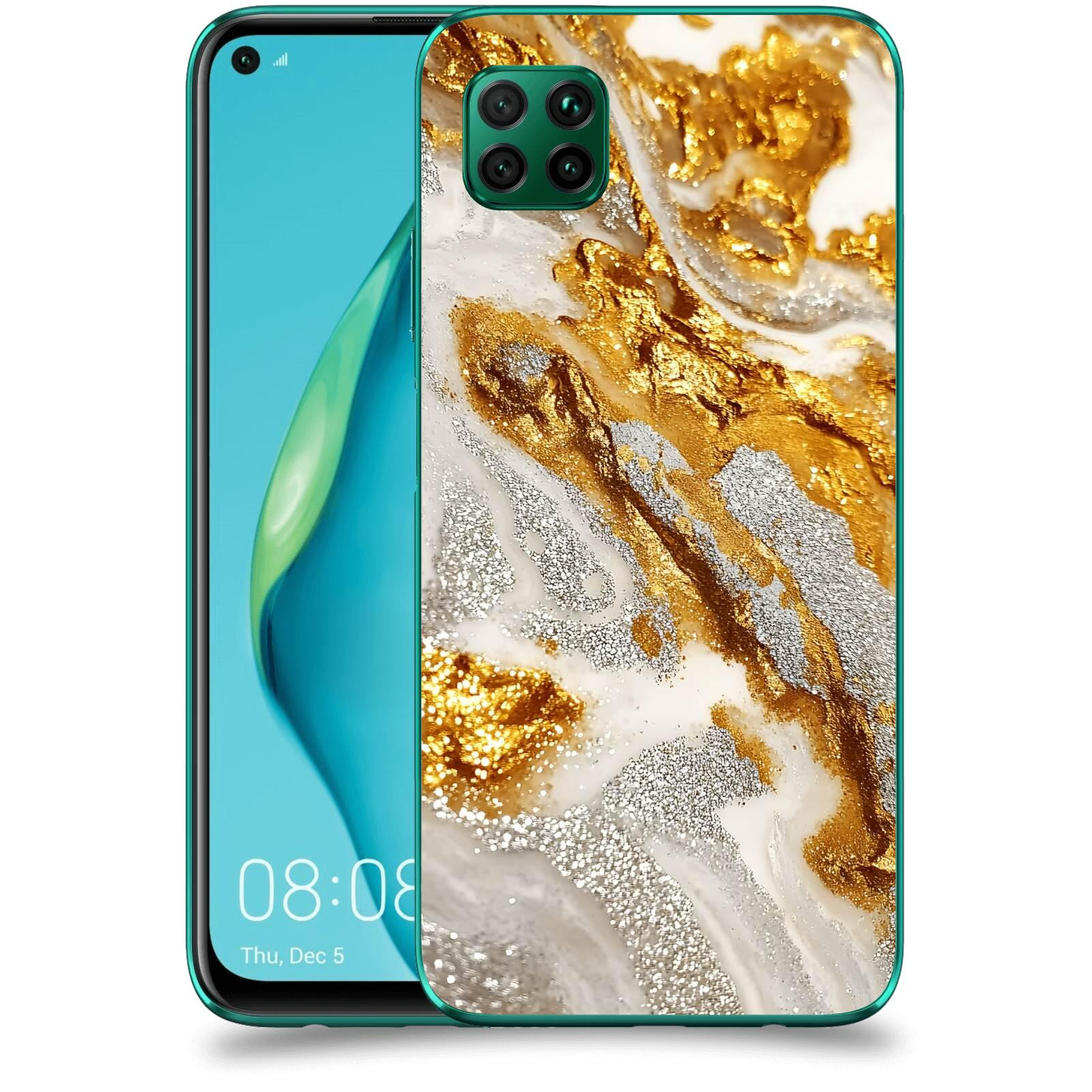 ACOVER Kryt na mobil Huawei P40 Lite - Liquid Gold II