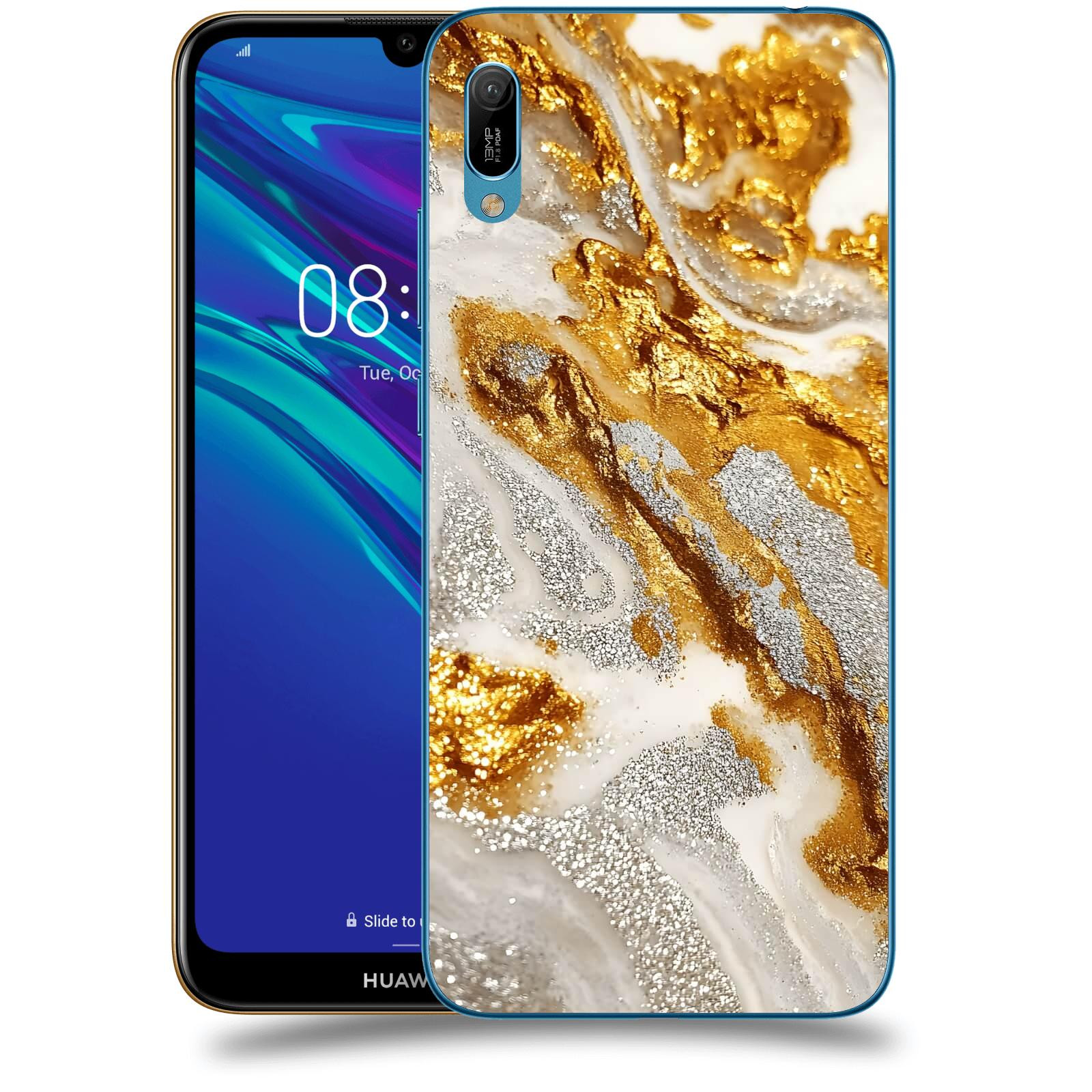 ACOVER Kryt na mobil Huawei Y6 2019 - Liquid Gold II