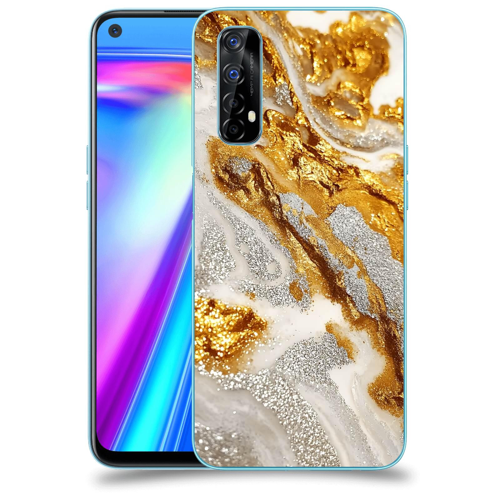 ACOVER Kryt na mobil Realme 7 - Liquid Gold II