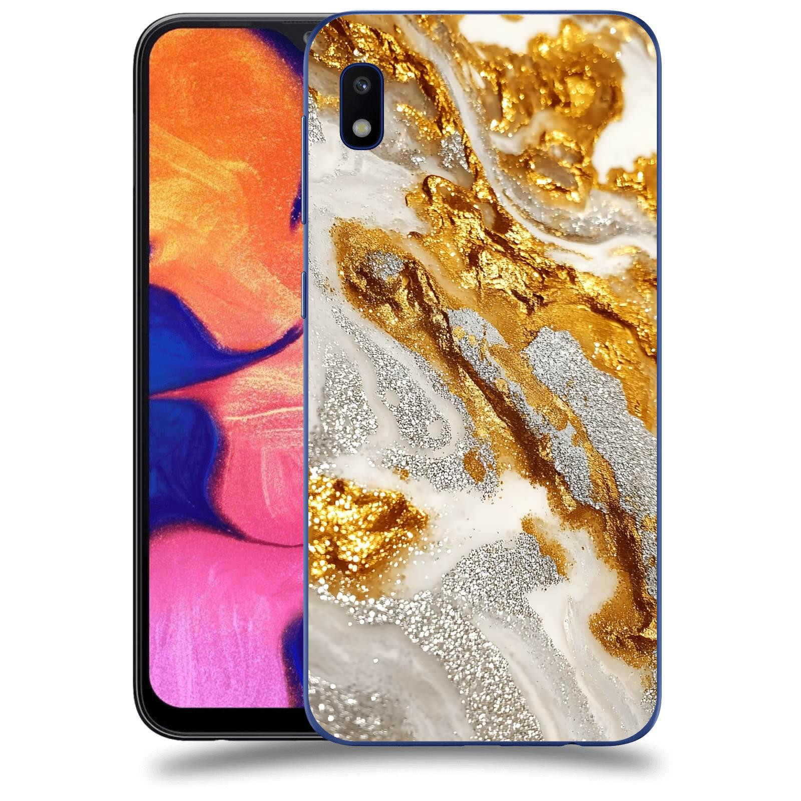 ACOVER Kryt na mobil Samsung Galaxy A10 A105F - Liquid Gold II