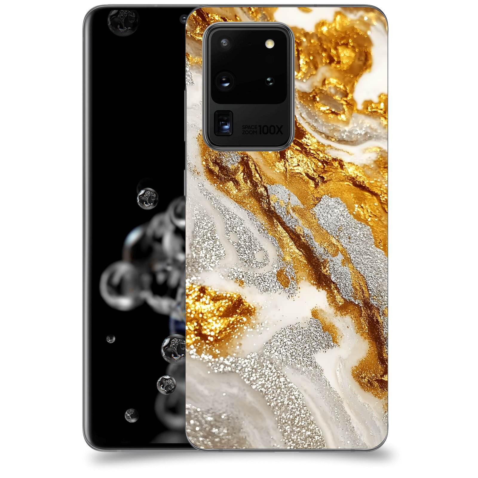 ACOVER Kryt na mobil Samsung Galaxy S20 Ultra 5G G988F - Liquid Gold II