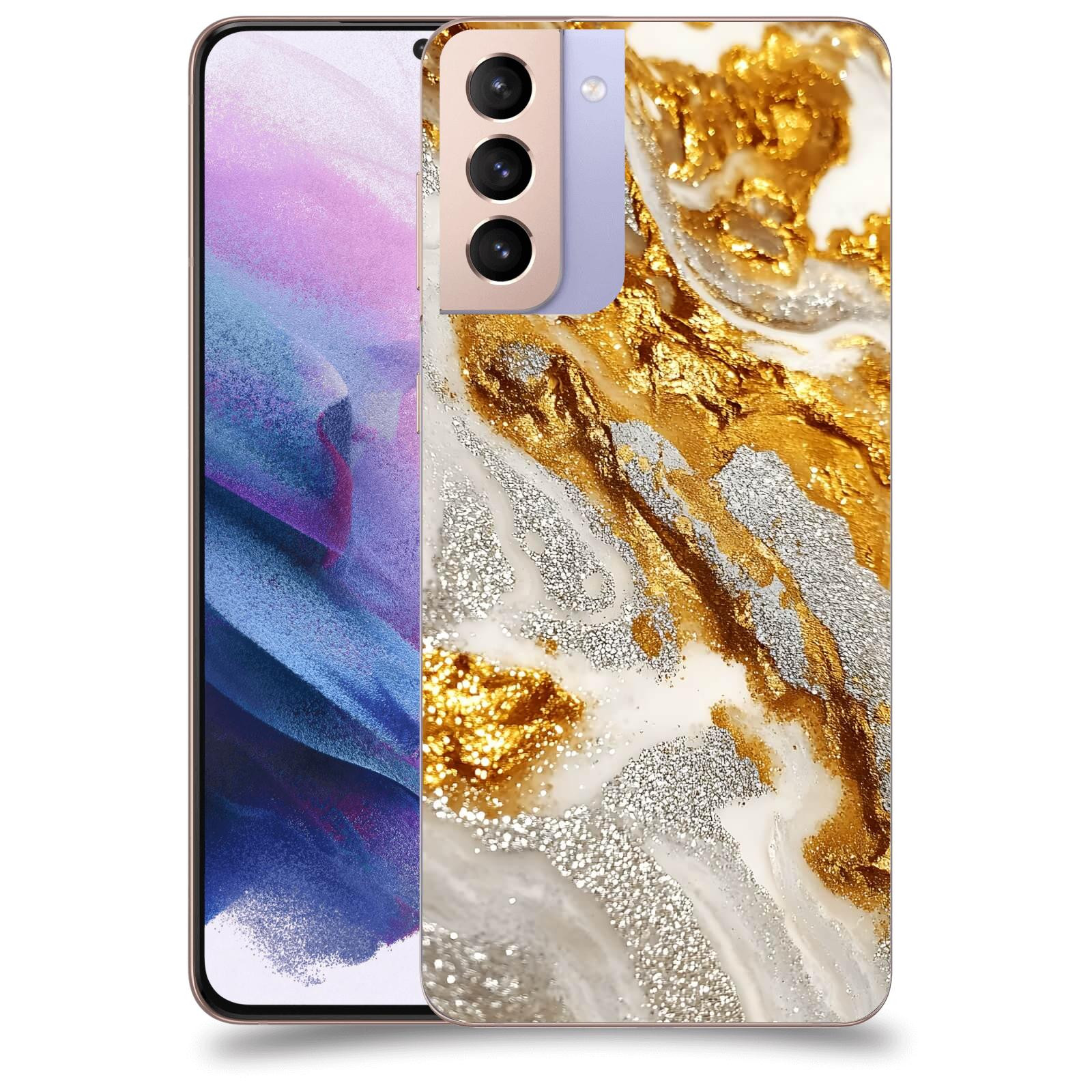 ACOVER Kryt na mobil Samsung Galaxy S21+ G996F - Liquid Gold II