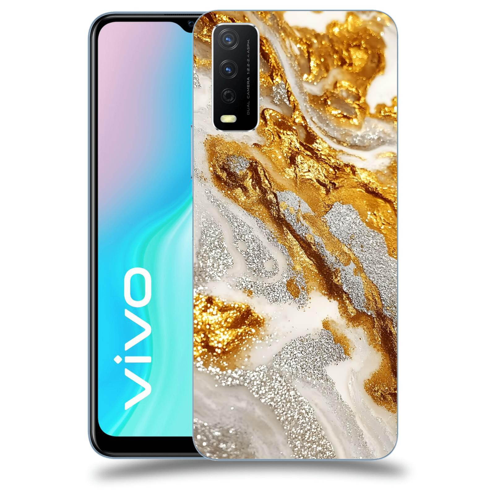 ACOVER Kryt na mobil Vivo Y11s - Liquid Gold II