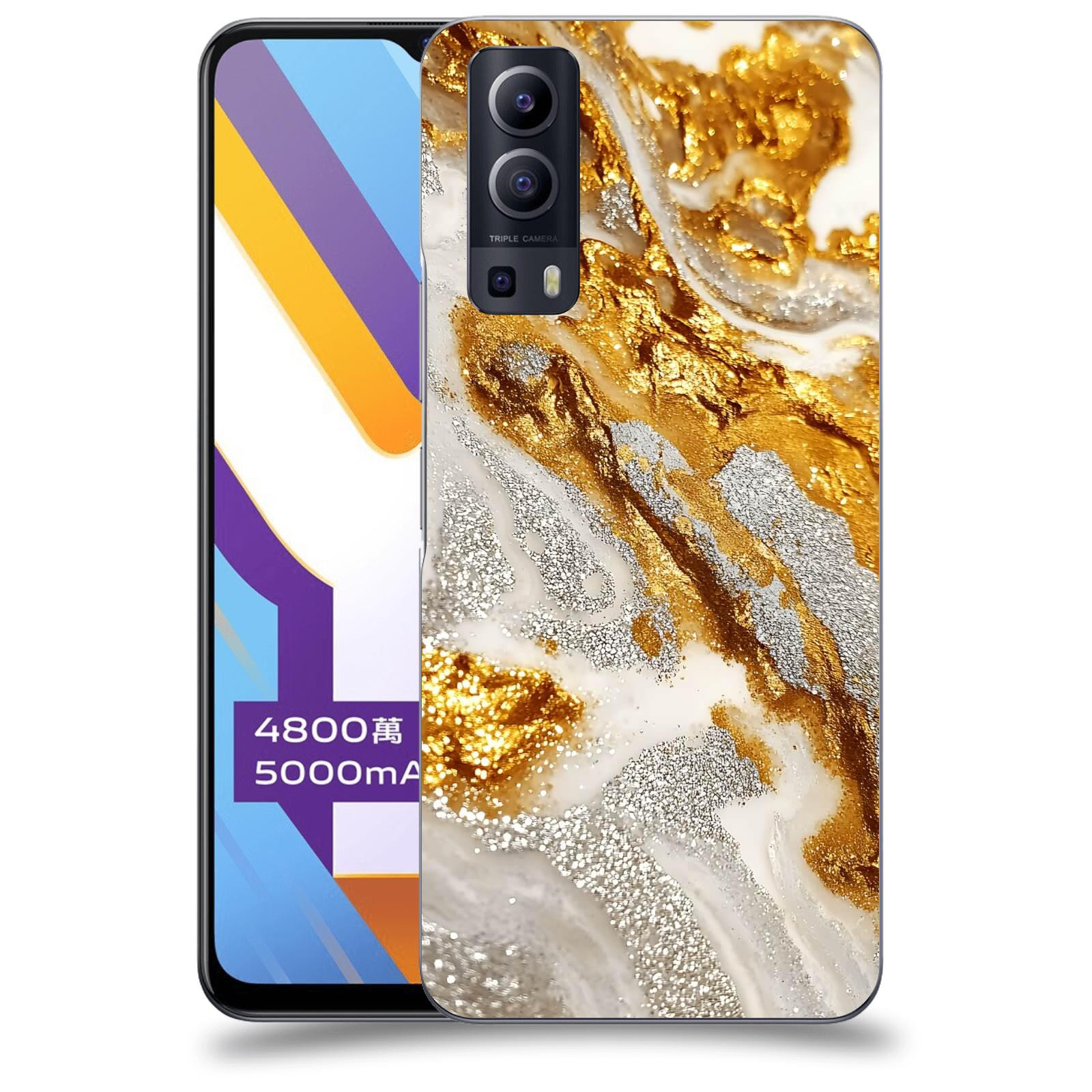 ACOVER Kryt na mobil Vivo Y52 5G - Liquid Gold II