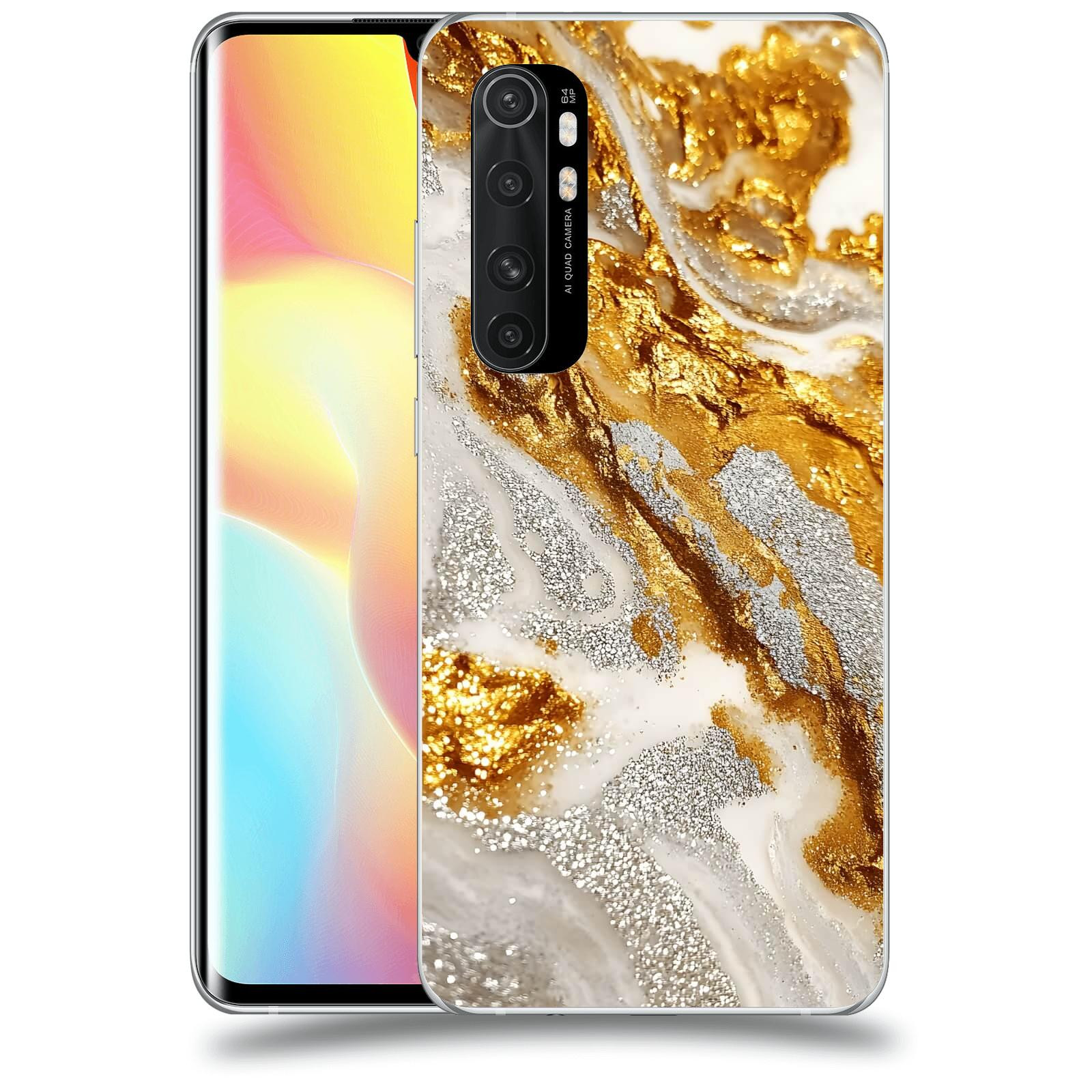 ACOVER Kryt na mobil Xiaomi Mi Note 10 Lite - Liquid Gold II