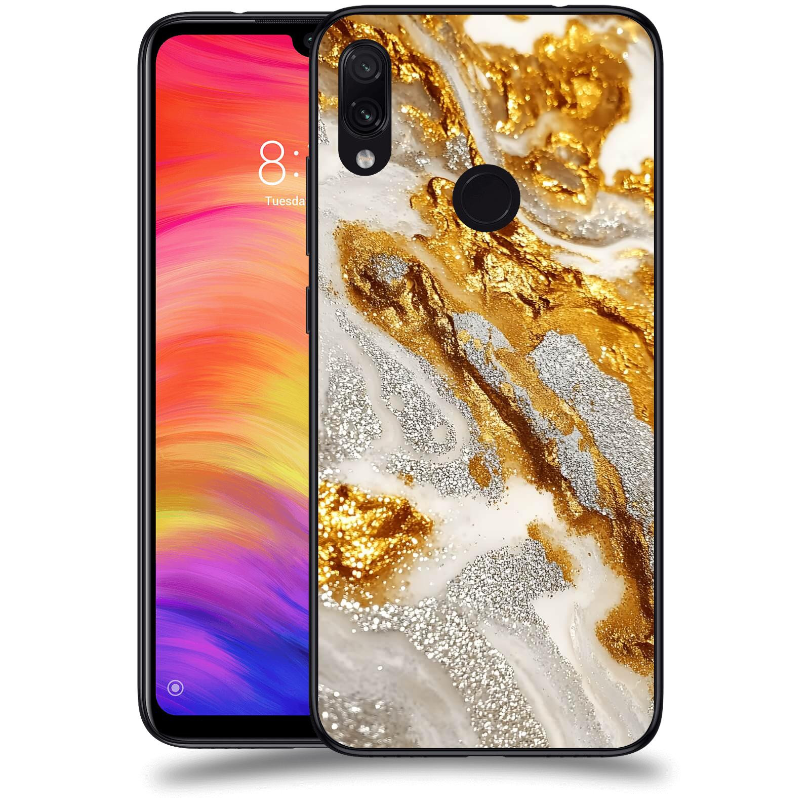 ACOVER Kryt na mobil Xiaomi Redmi Note 7 - Liquid Gold II