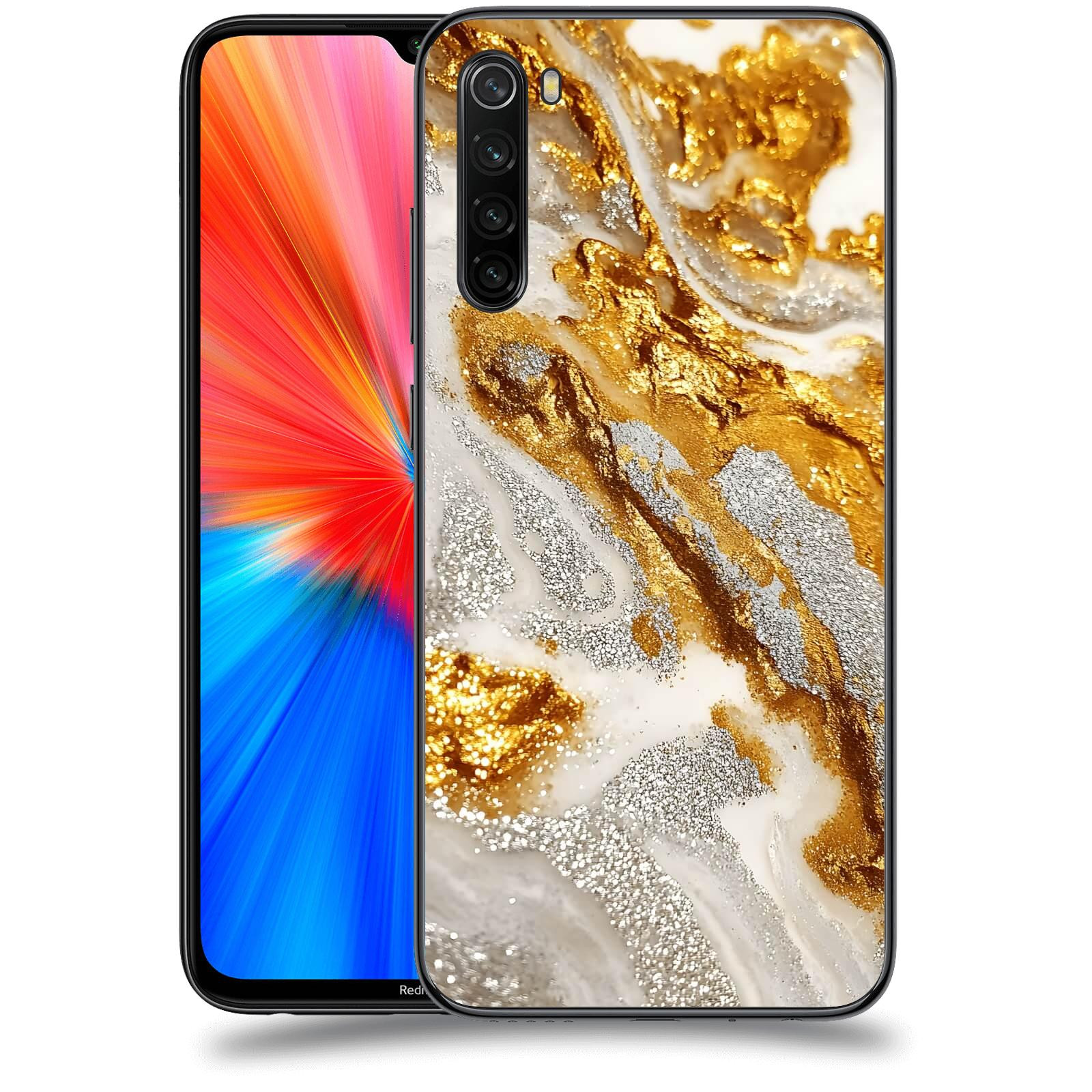 ACOVER Kryt na mobil Xiaomi Redmi Note 8 - Liquid Gold II