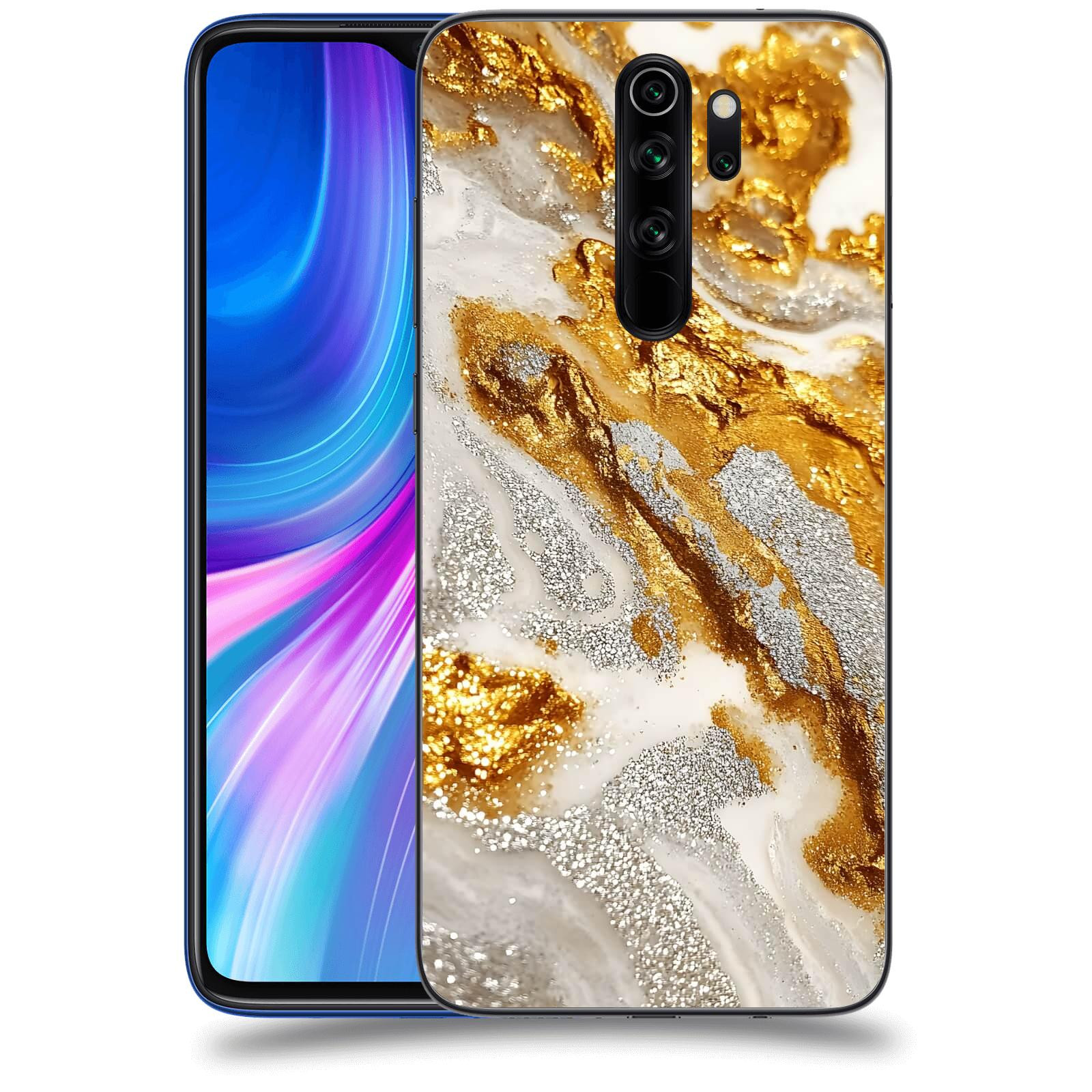 ACOVER Kryt na mobil Xiaomi Redmi Note 8 Pro - Liquid Gold II