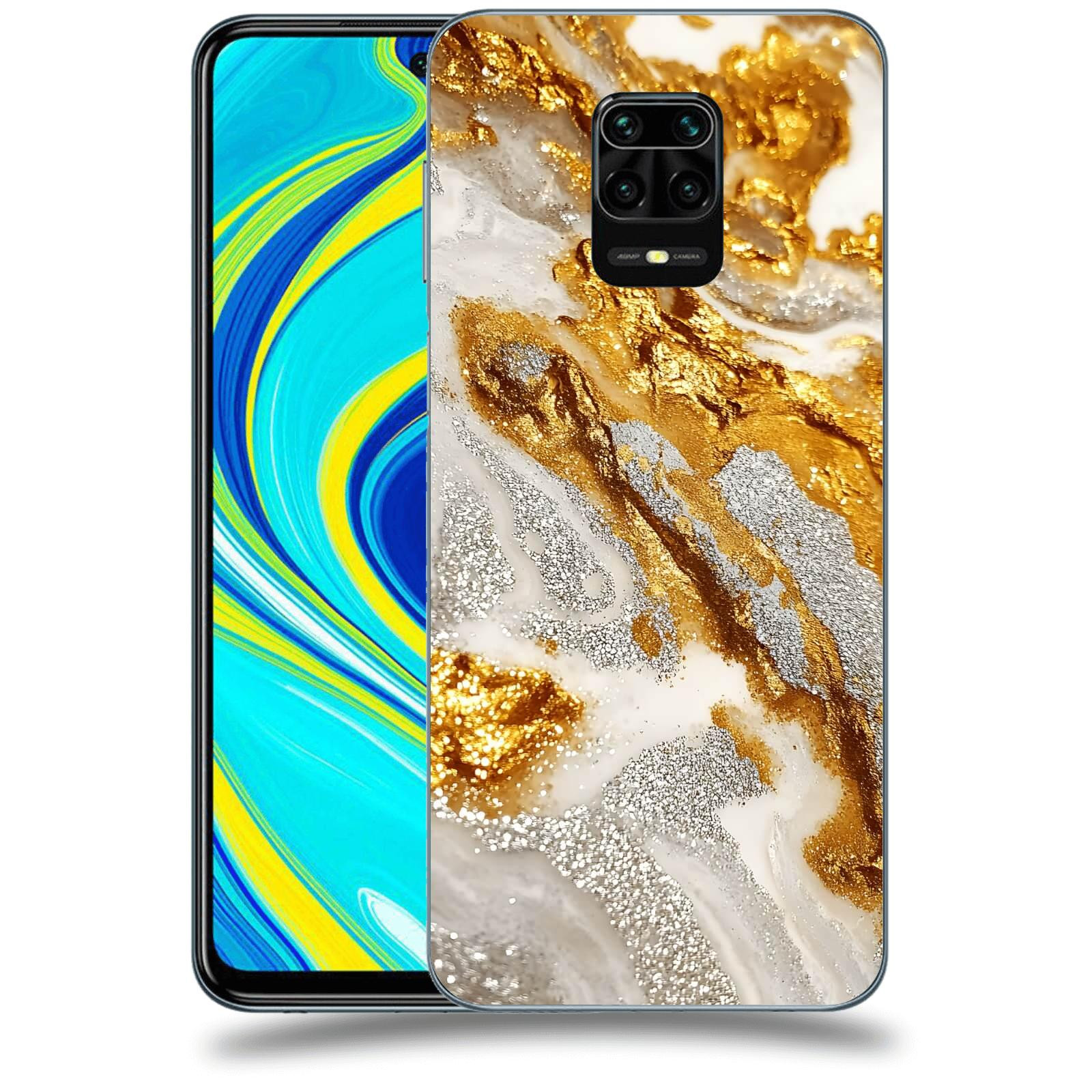 ACOVER Kryt na mobil Xiaomi Redmi Note 9S - Liquid Gold II