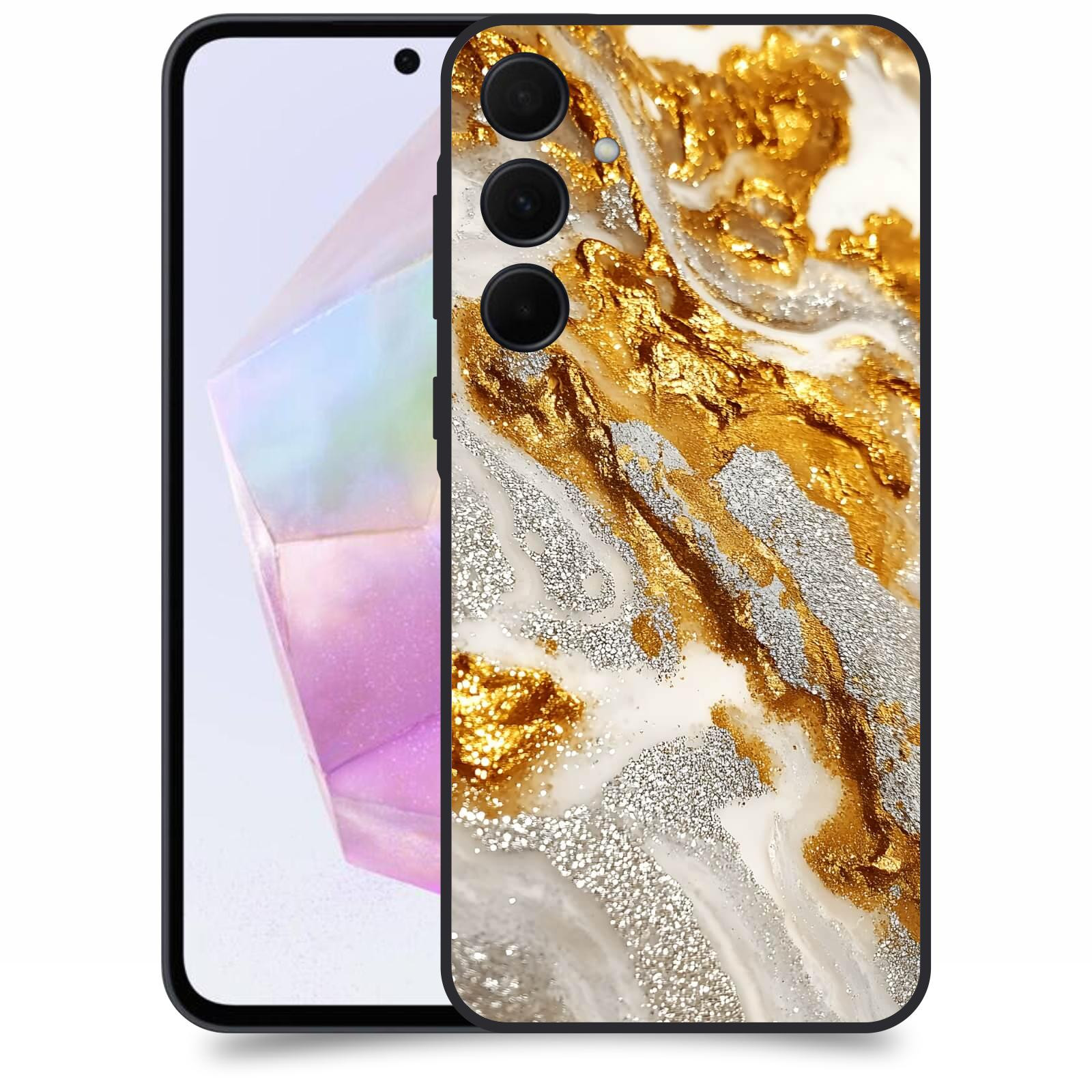 ACOVER Kryt na mobil Samsung Galaxy A35 5G - Liquid Gold II
