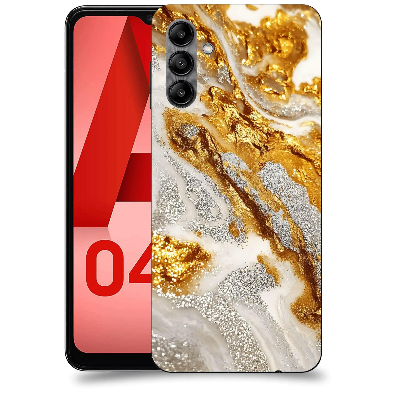 ACOVER Kryt na mobil Samsung Galaxy A04s - Liquid Gold II