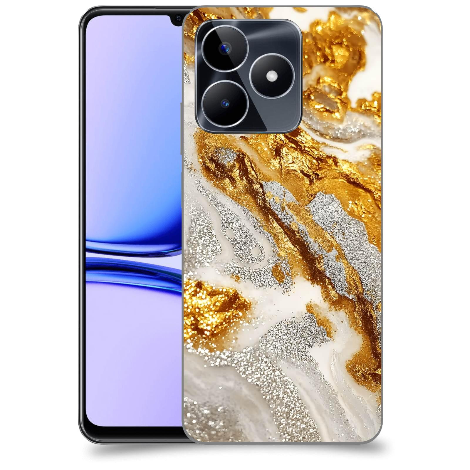 ACOVER Kryt na mobil Realme C53 - Liquid Gold II