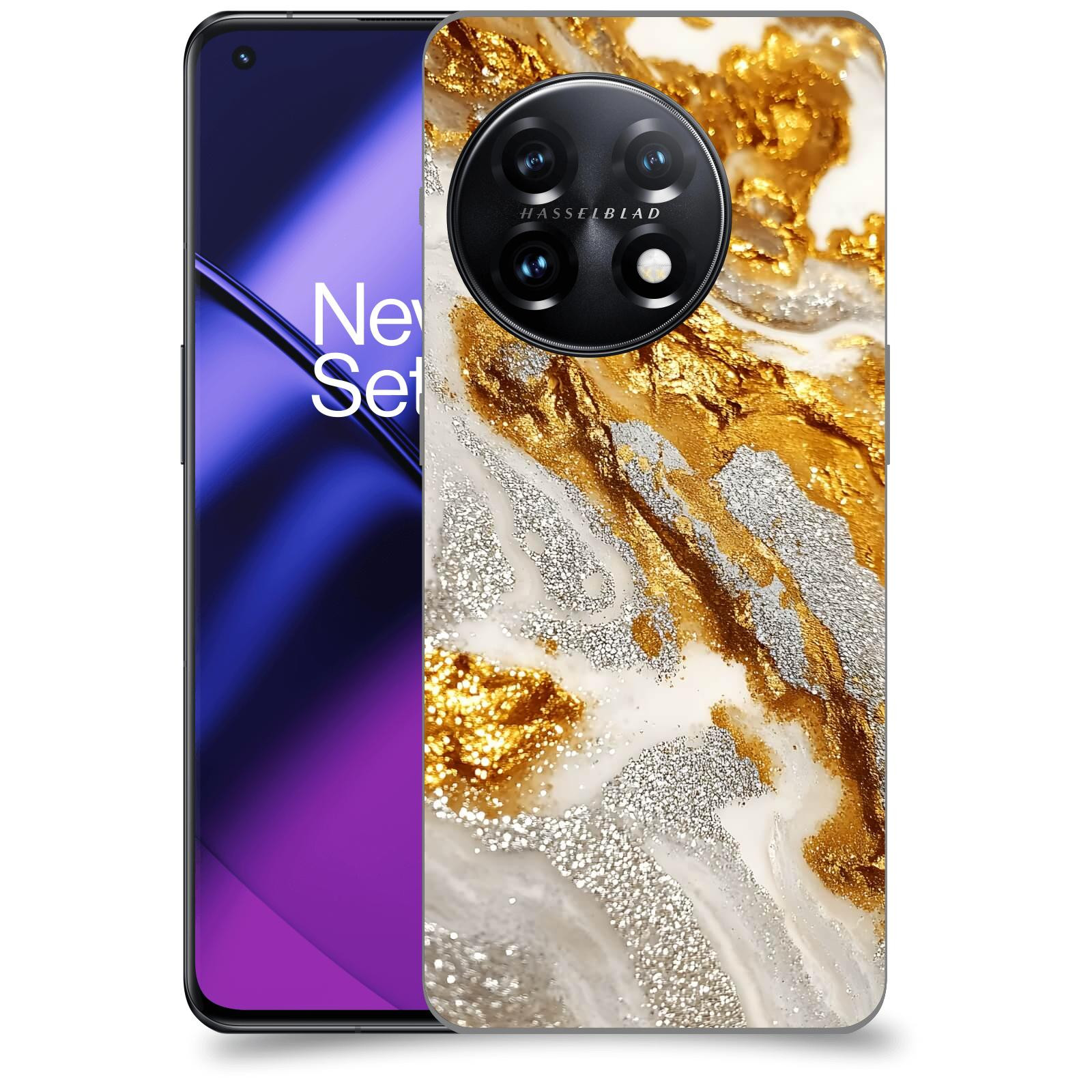 ACOVER Kryt na mobil OnePlus 11 5G - Liquid Gold II