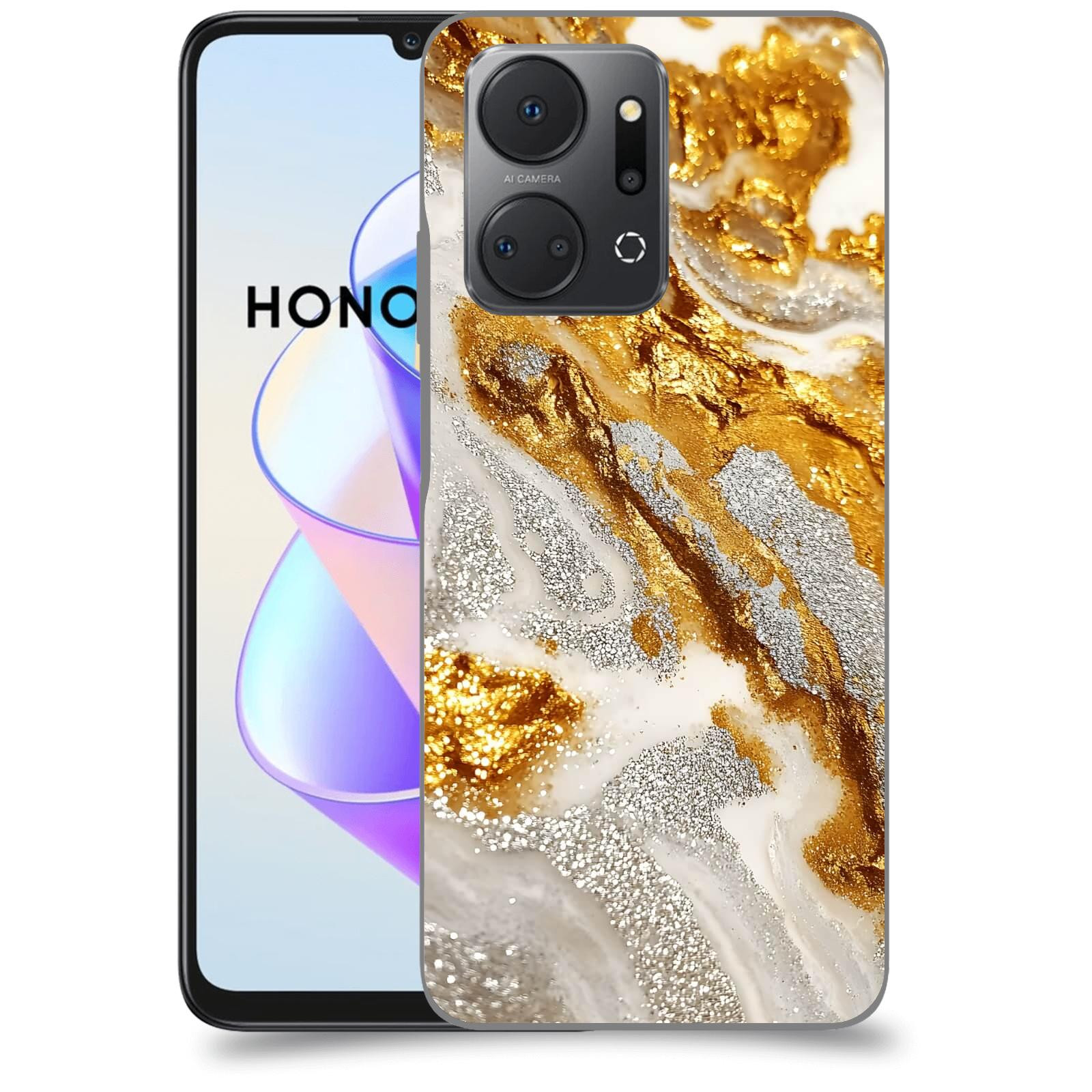 ACOVER Kryt na mobil HONOR X7a - Liquid Gold II