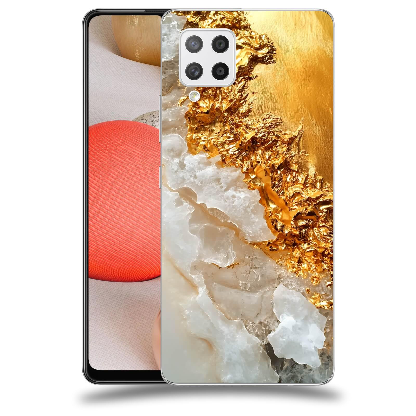 ACOVER Kryt na mobil Samsung Galaxy A42 A426B - Liquid Gold III