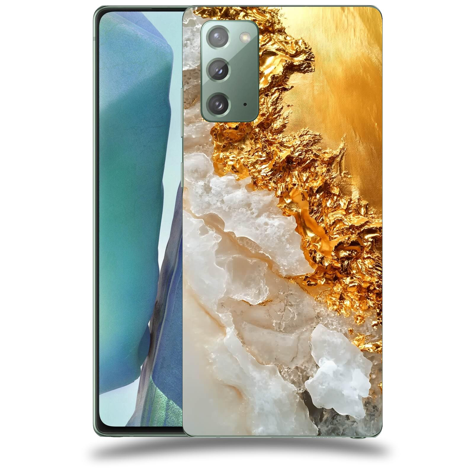 ACOVER Kryt na mobil Samsung Galaxy Note 20 - Liquid Gold III