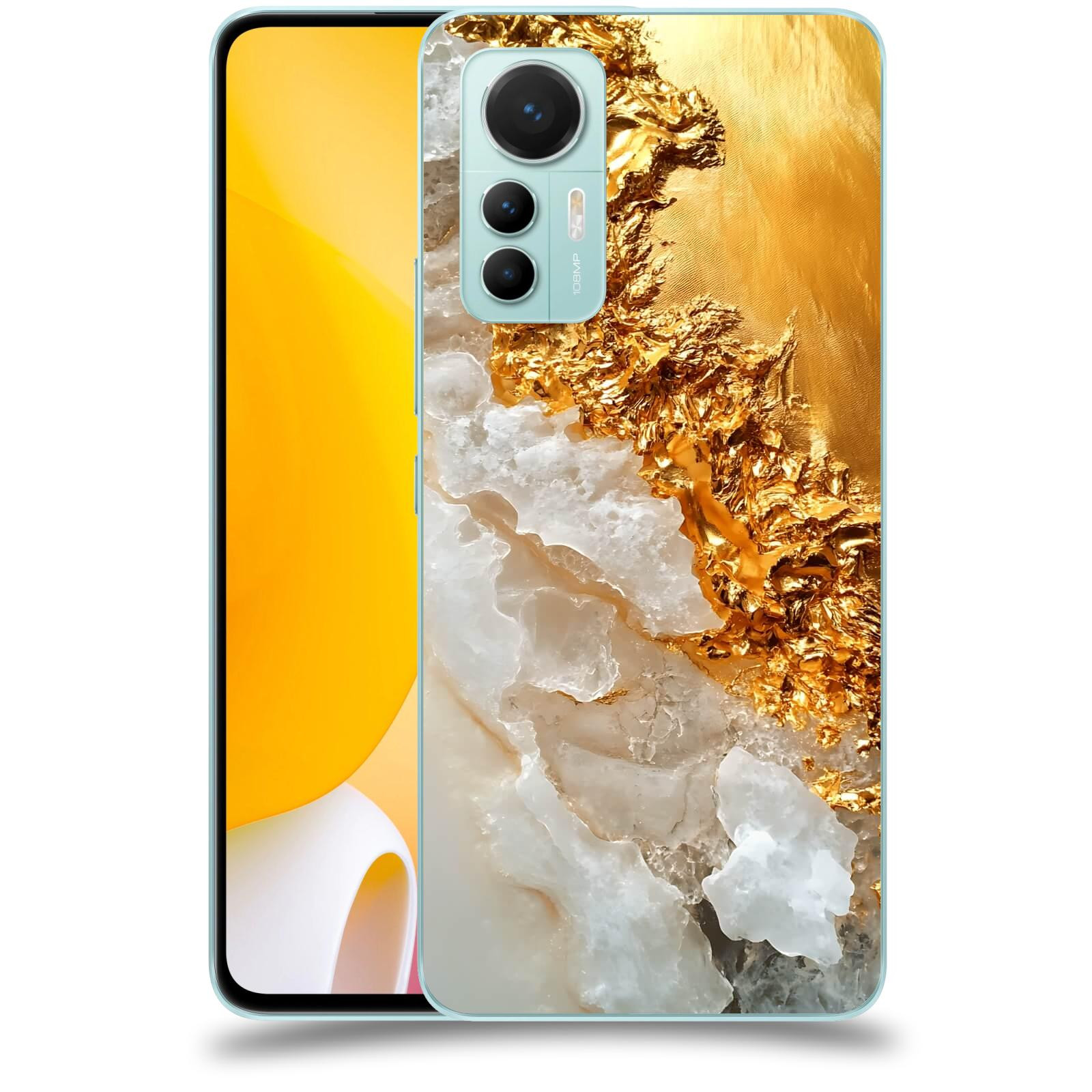 ACOVER Kryt na mobil Xiaomi 12 Lite - Liquid Gold III