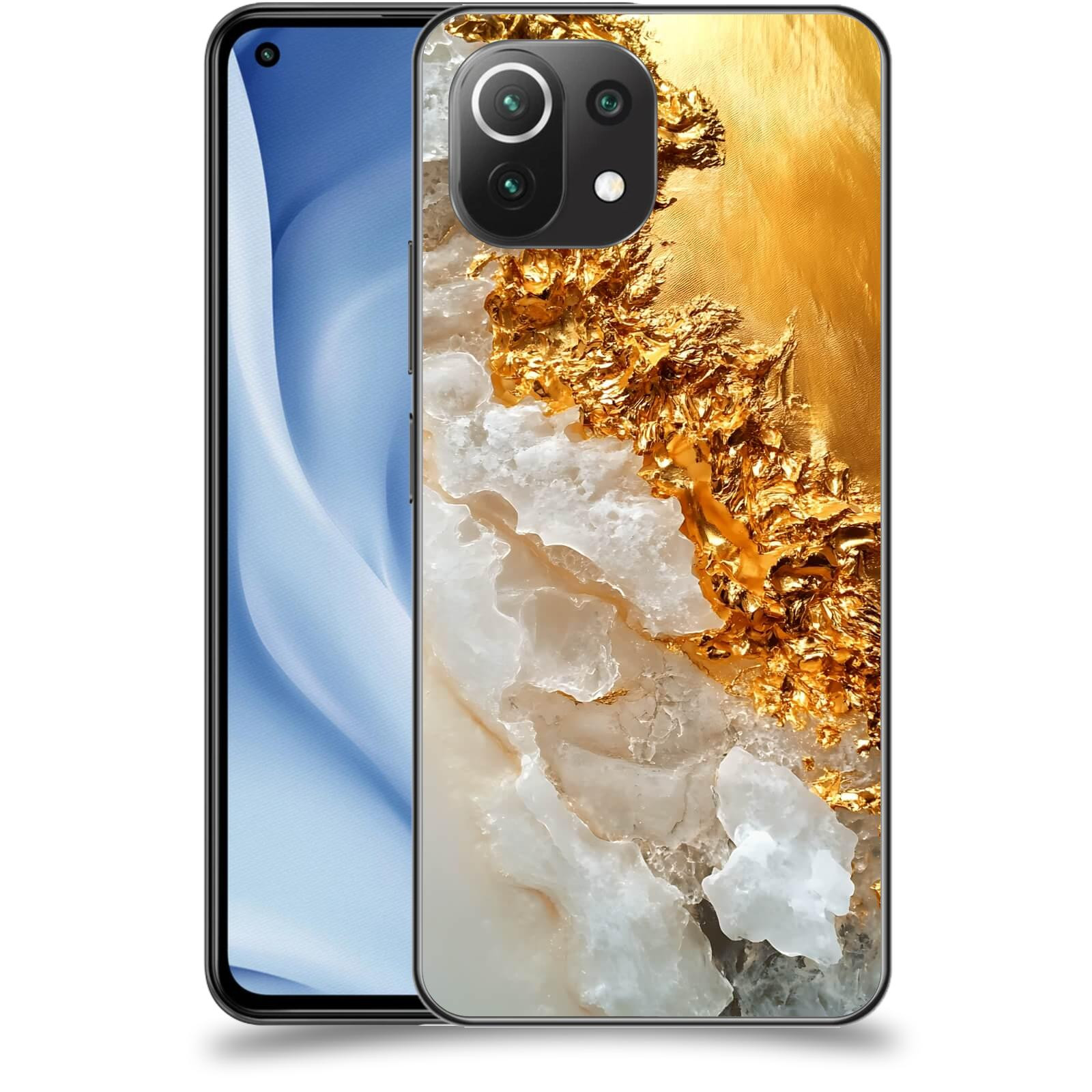 ACOVER Kryt na mobil Xiaomi Mi 11 Lite - Liquid Gold III