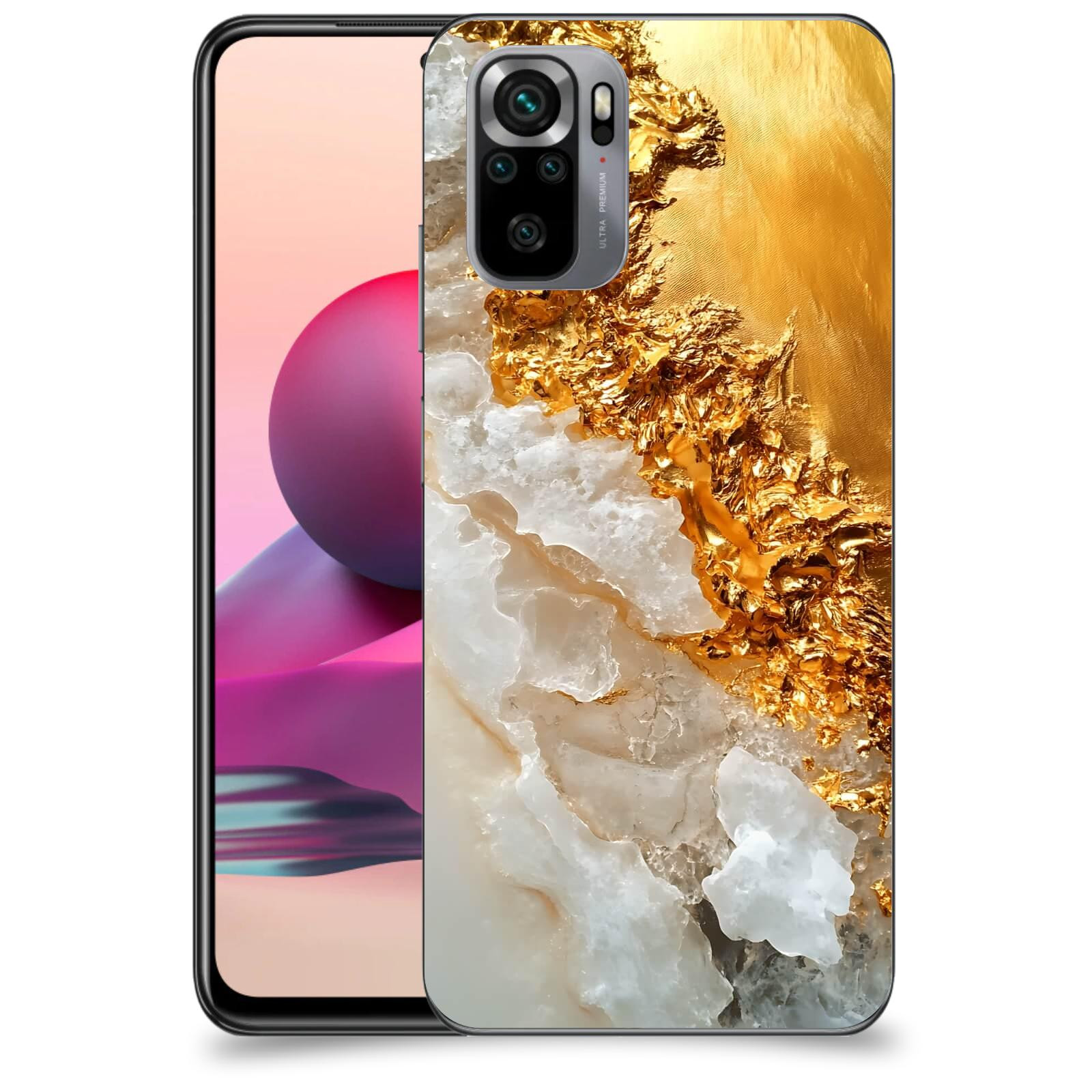 ACOVER Kryt na mobil Xiaomi Redmi Note 10S - Liquid Gold III