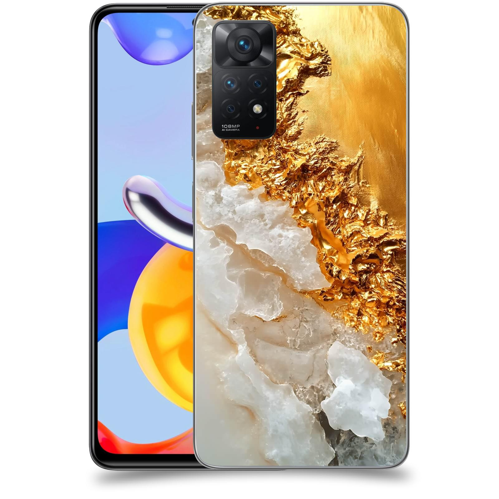 ACOVER Kryt na mobil Xiaomi Redmi Note 11 Pro - Liquid Gold III