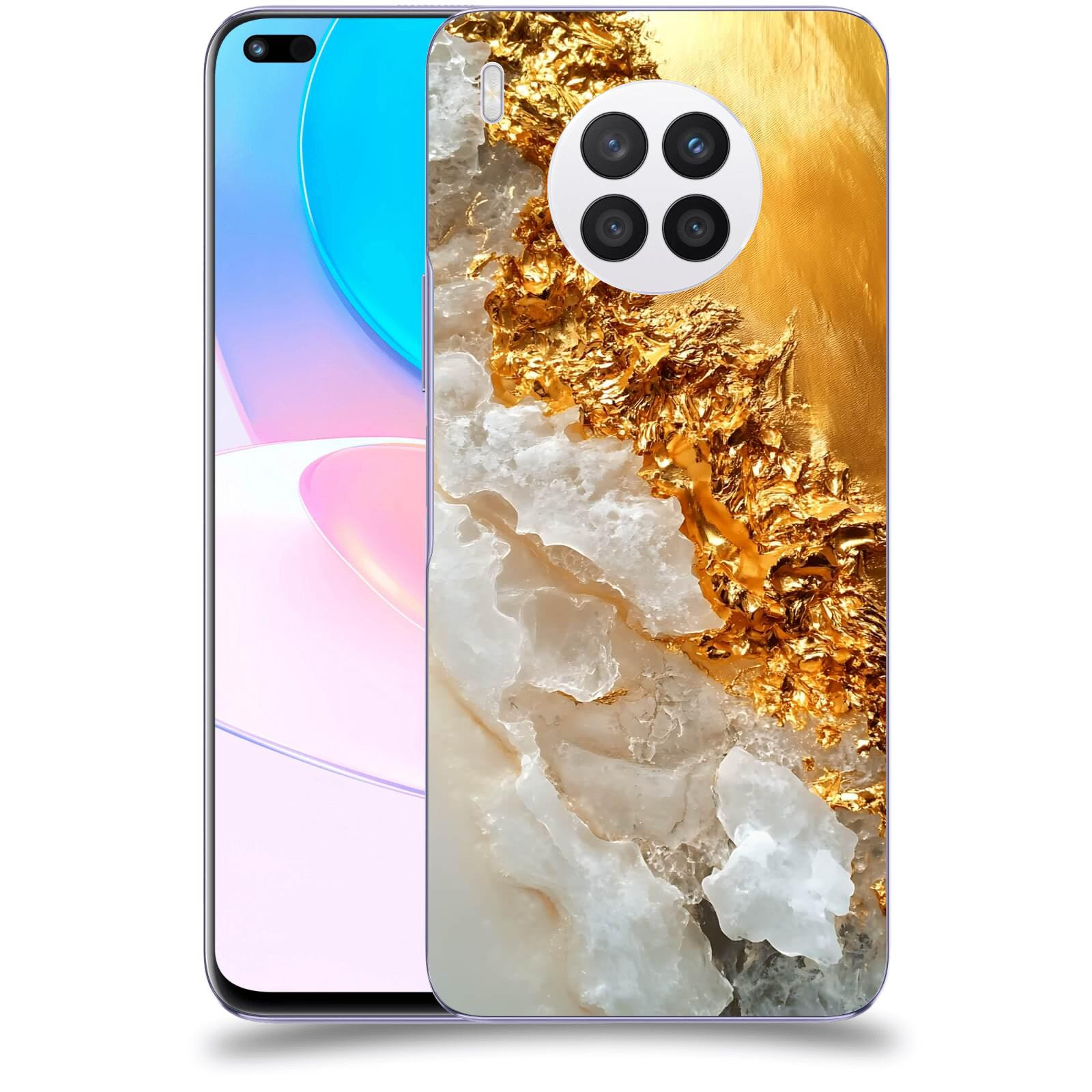 ACOVER Kryt na mobil Huawei Nova 8i - Liquid Gold III