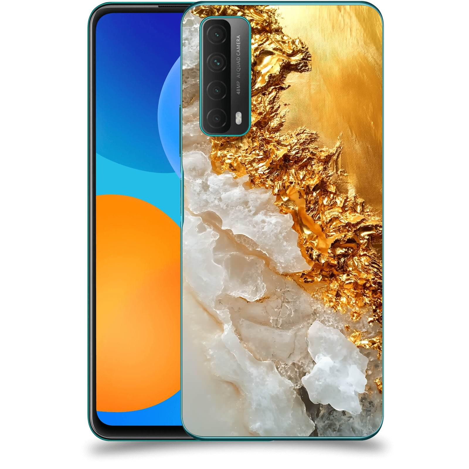 ACOVER Kryt na mobil Huawei P Smart 2021 - Liquid Gold III