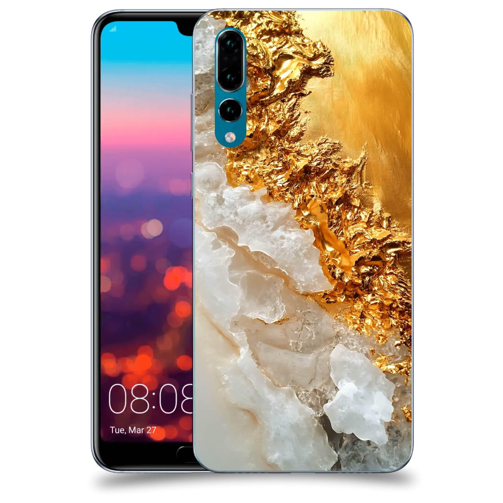 ACOVER Kryt na mobil Huawei P20 Pro - Liquid Gold III