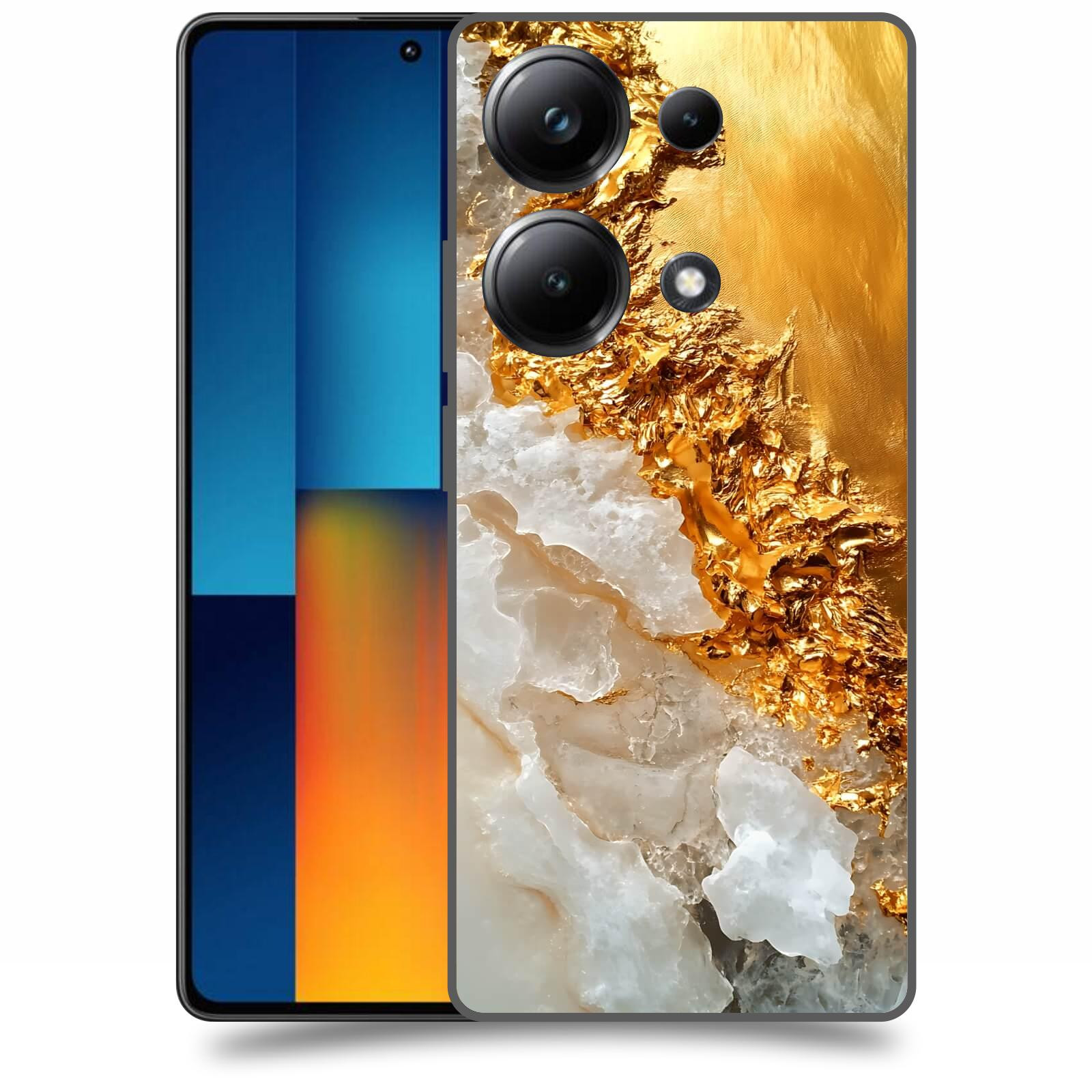 ACOVER Kryt na mobil Poco M6 - Liquid Gold III