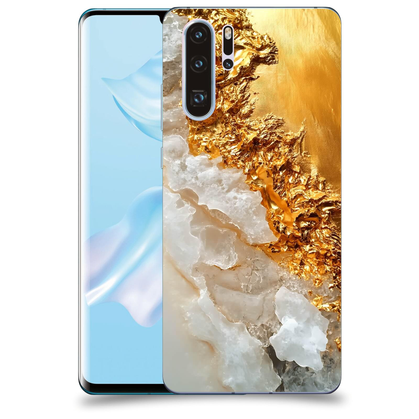 ACOVER Kryt na mobil Huawei P30 - Liquid Gold III