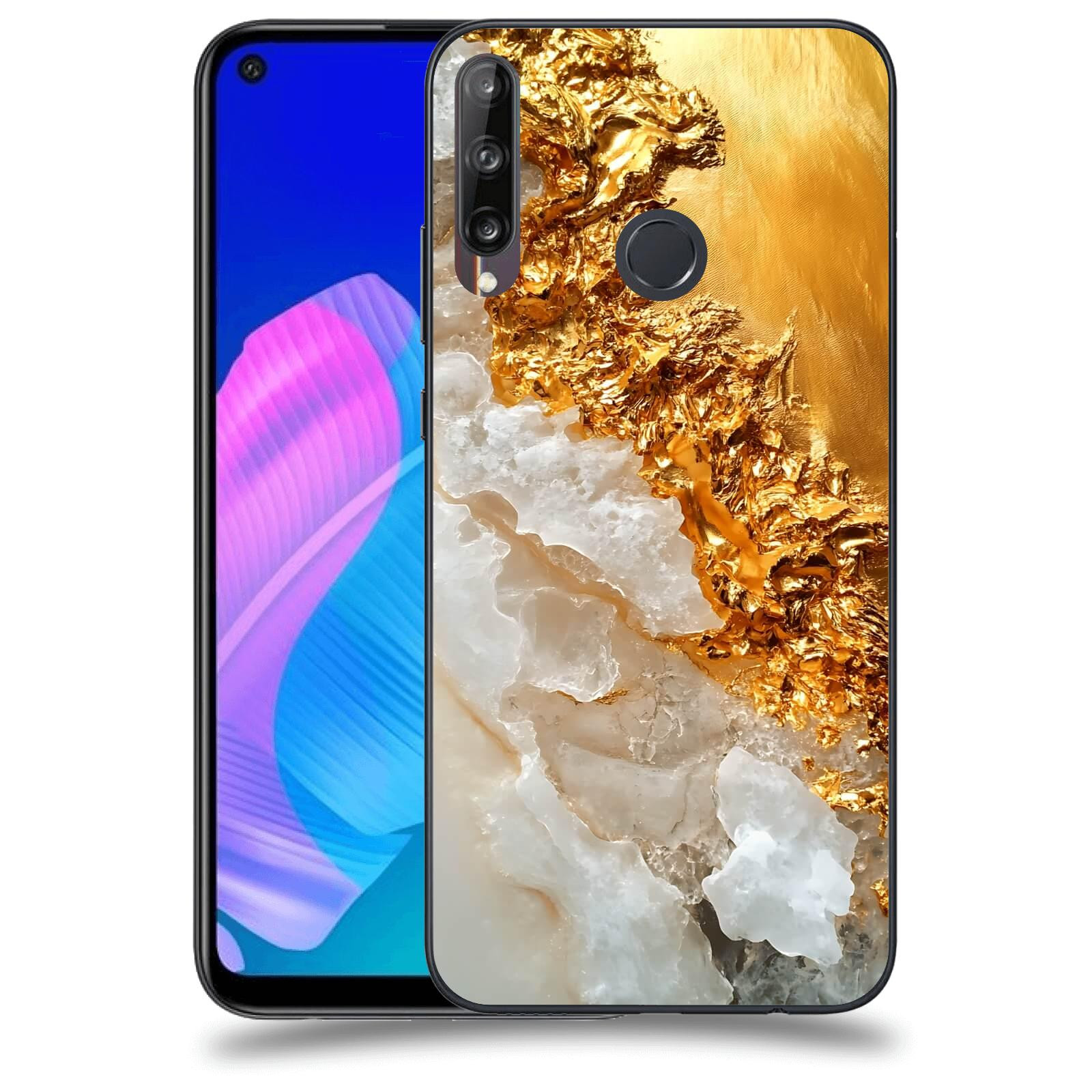 ACOVER Kryt na mobil Huawei P40 Lite E - Liquid Gold III