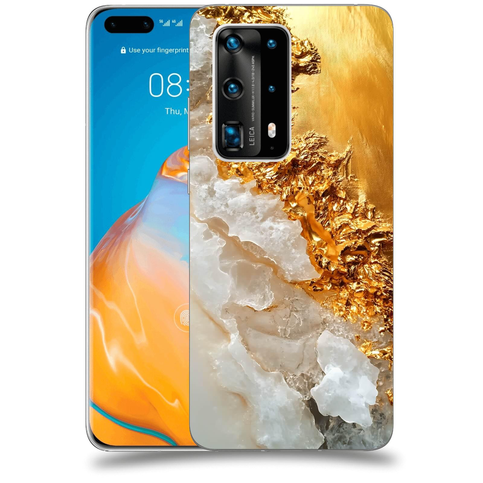 ACOVER Kryt na mobil Huawei P40 Pro - Liquid Gold III