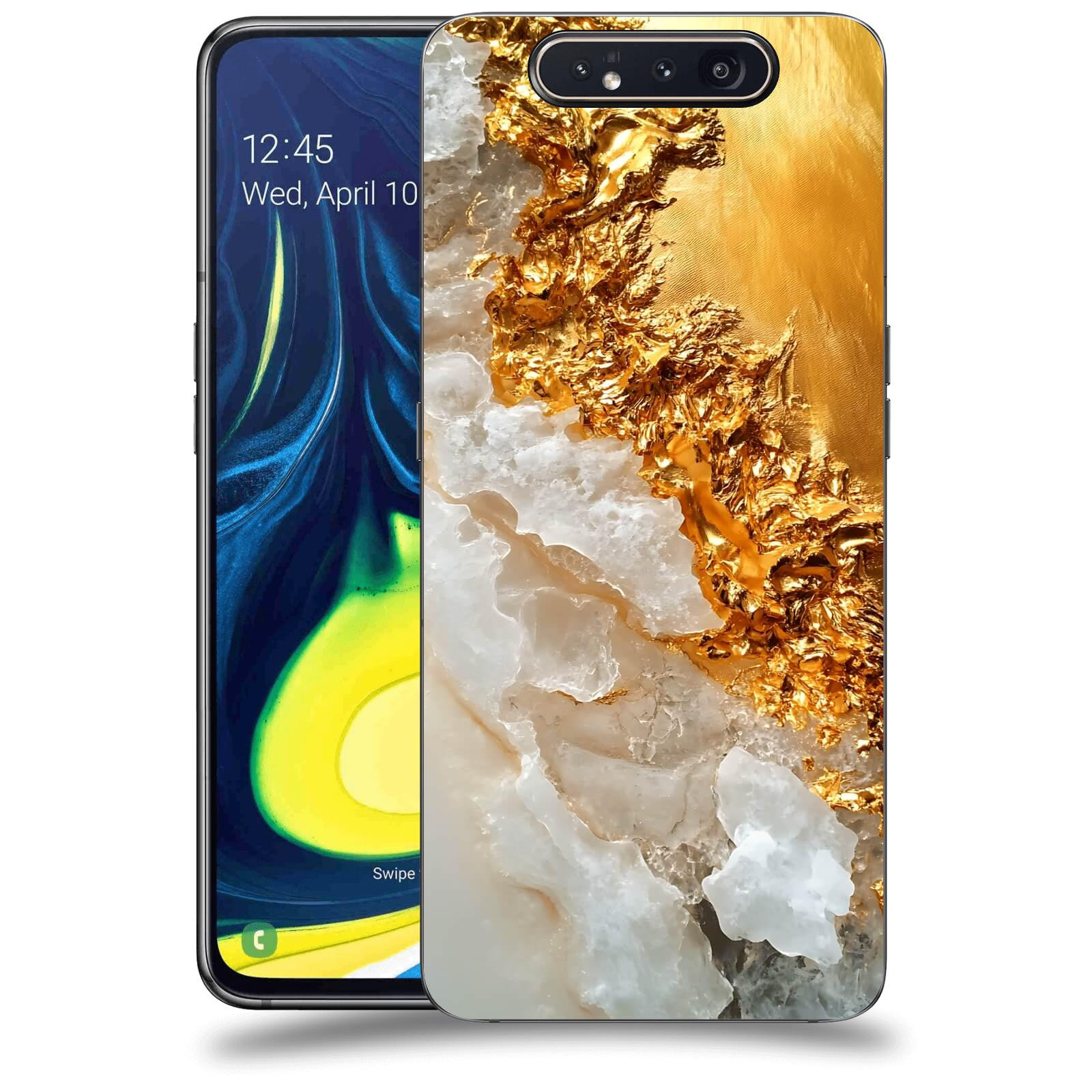 ACOVER Kryt na mobil Samsung Galaxy A80 A805F - Liquid Gold III
