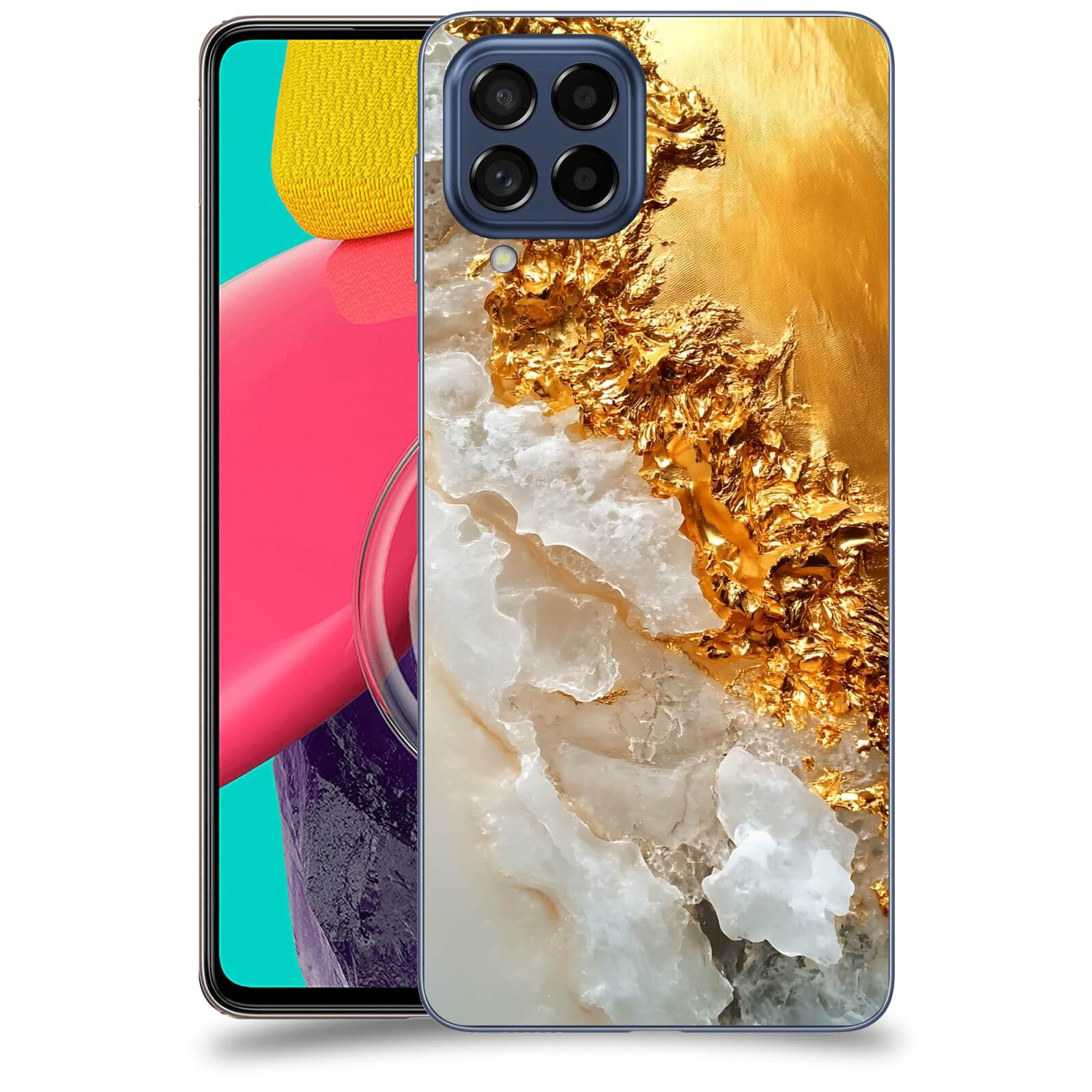 ACOVER Kryt na mobil Samsung Galaxy M53 5G - Liquid Gold III