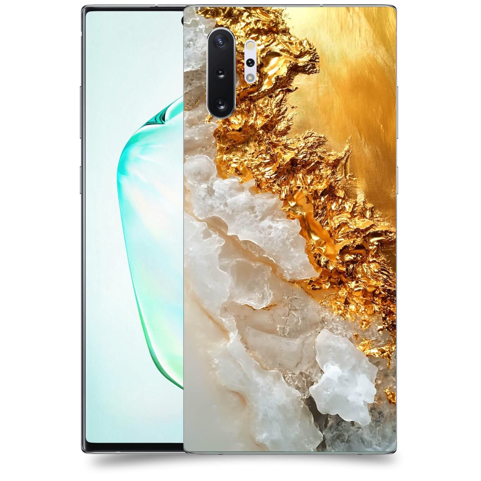 ACOVER Kryt na mobil Samsung Galaxy Note 10+ N975F - Liquid Gold III