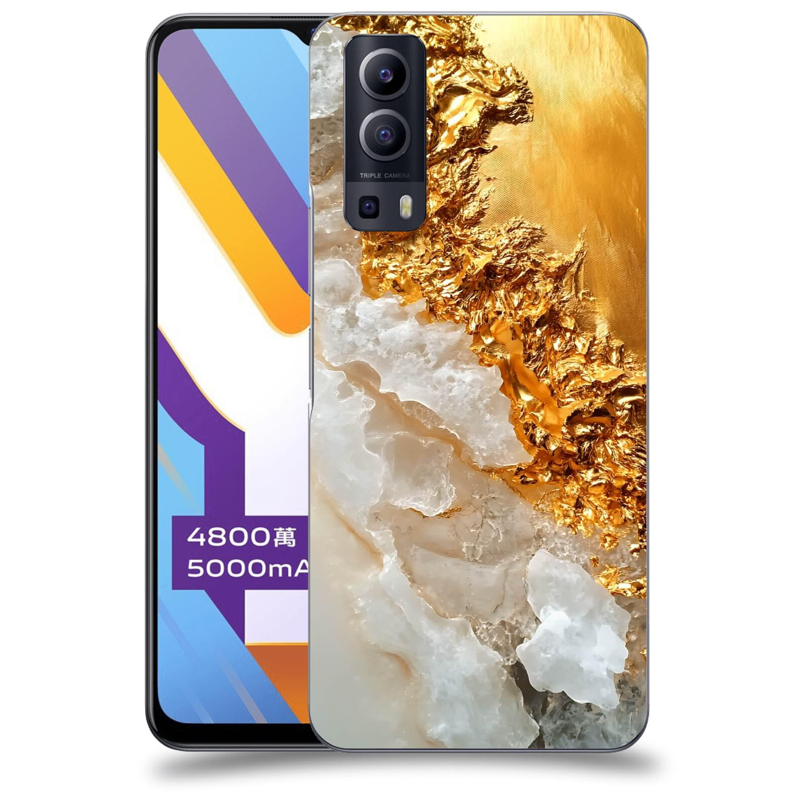ACOVER Kryt na mobil Vivo Y52 5G - Liquid Gold III