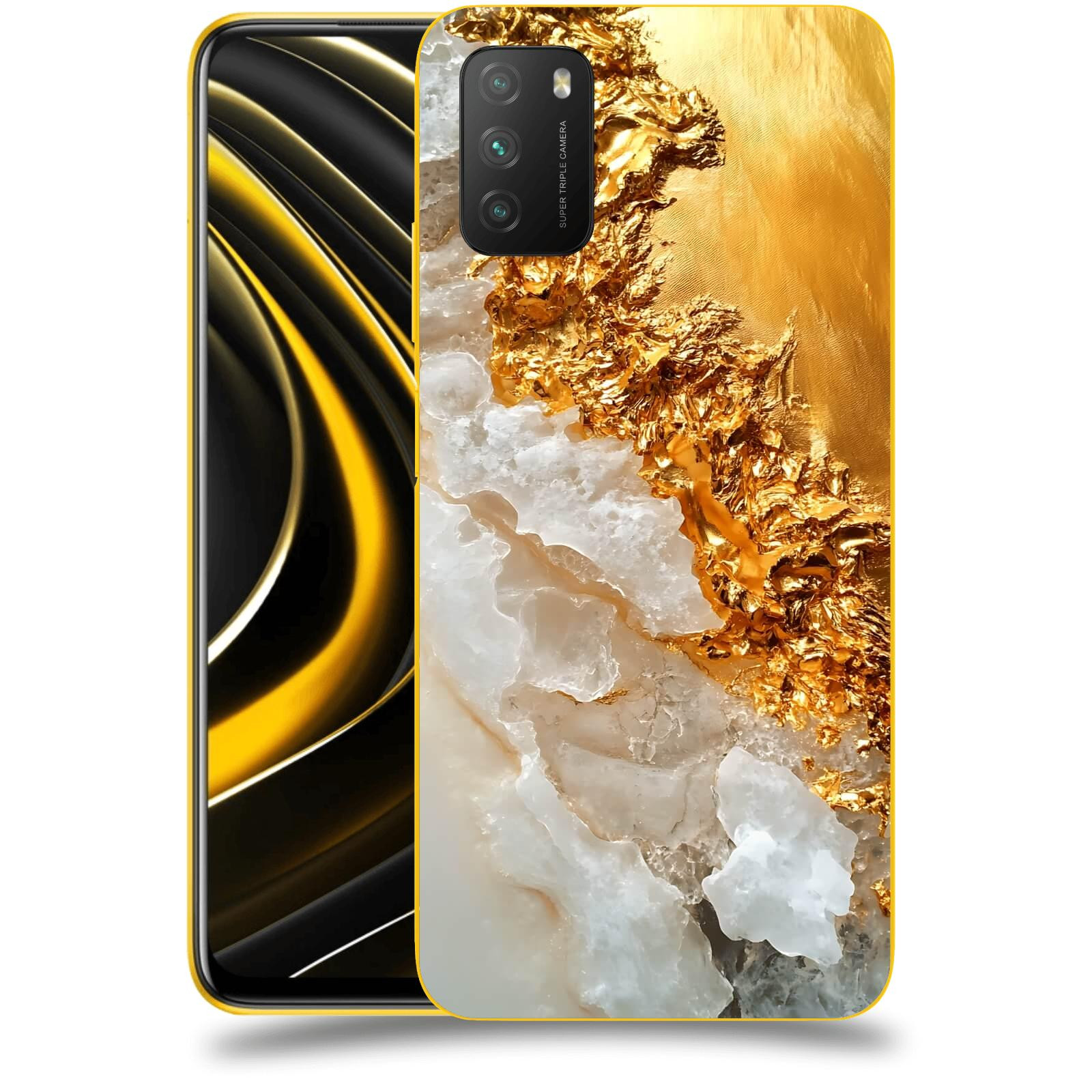 ACOVER Kryt na mobil Xiaomi Poco M3 - Liquid Gold III