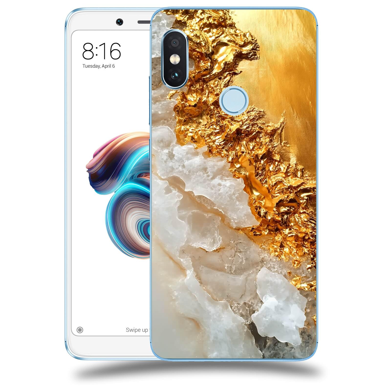 ACOVER Kryt na mobil Xiaomi Redmi Note 5 Global - Liquid Gold III