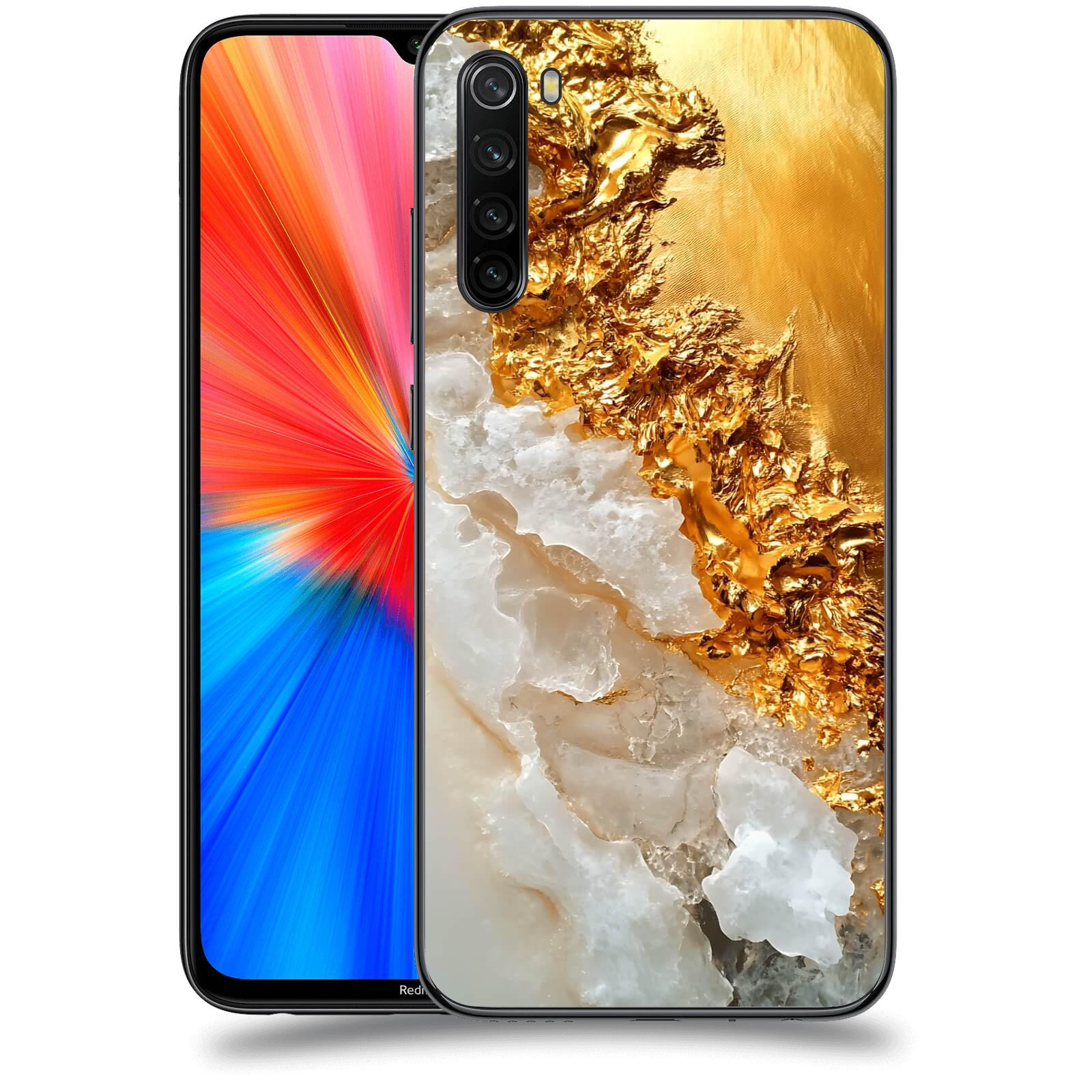 ACOVER Kryt na mobil Xiaomi Redmi Note 8 - Liquid Gold III