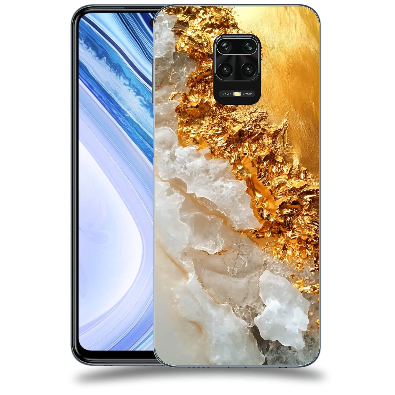 ACOVER Kryt na mobil Xiaomi Redmi Note 9 Pro - Liquid Gold III