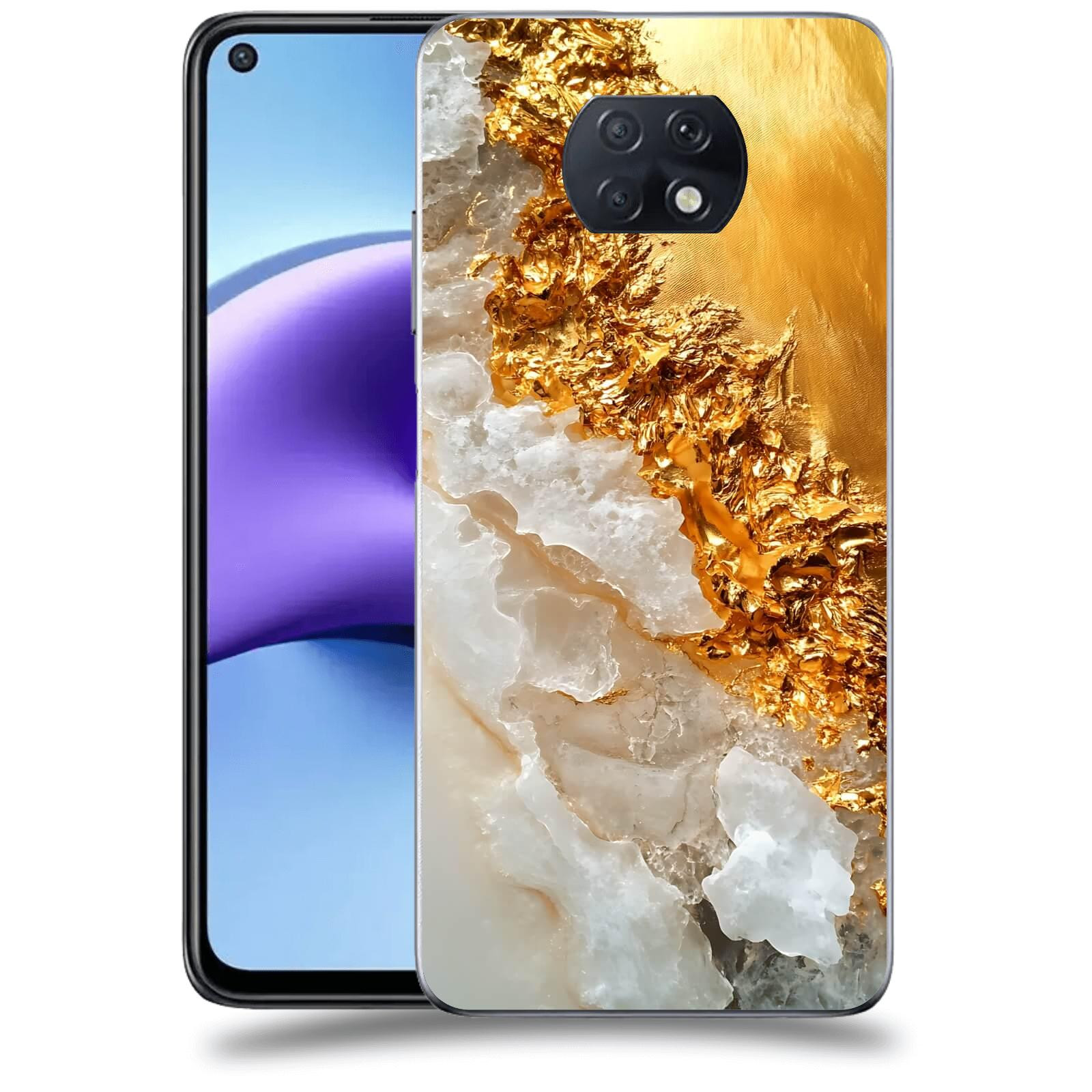 ACOVER Kryt na mobil Xiaomi Redmi Note 9T - Liquid Gold III