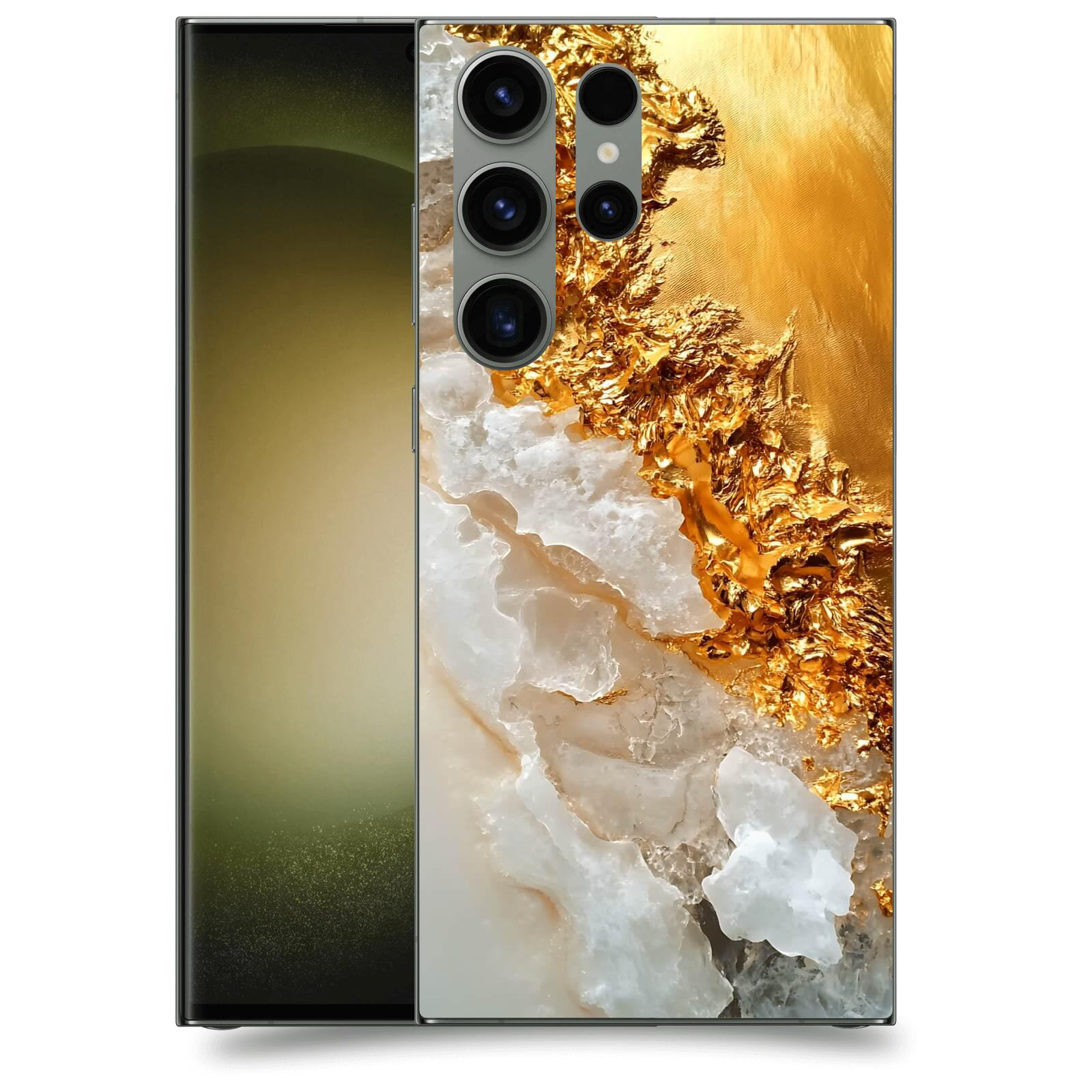 ACOVER Kryt na mobil Samsung Galaxy S23 Ultra 5G - Liquid Gold III