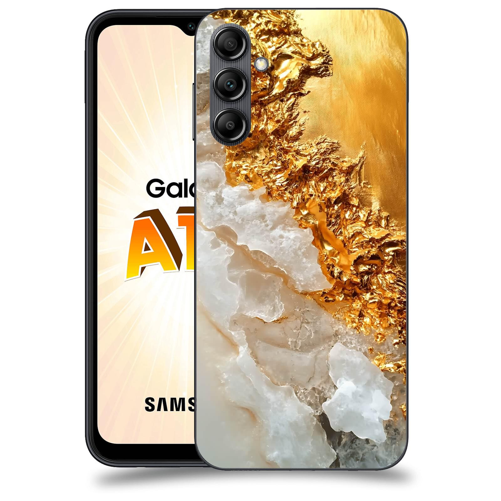 ACOVER Kryt na mobil Samsung Galaxy A14 LTE - Liquid Gold III