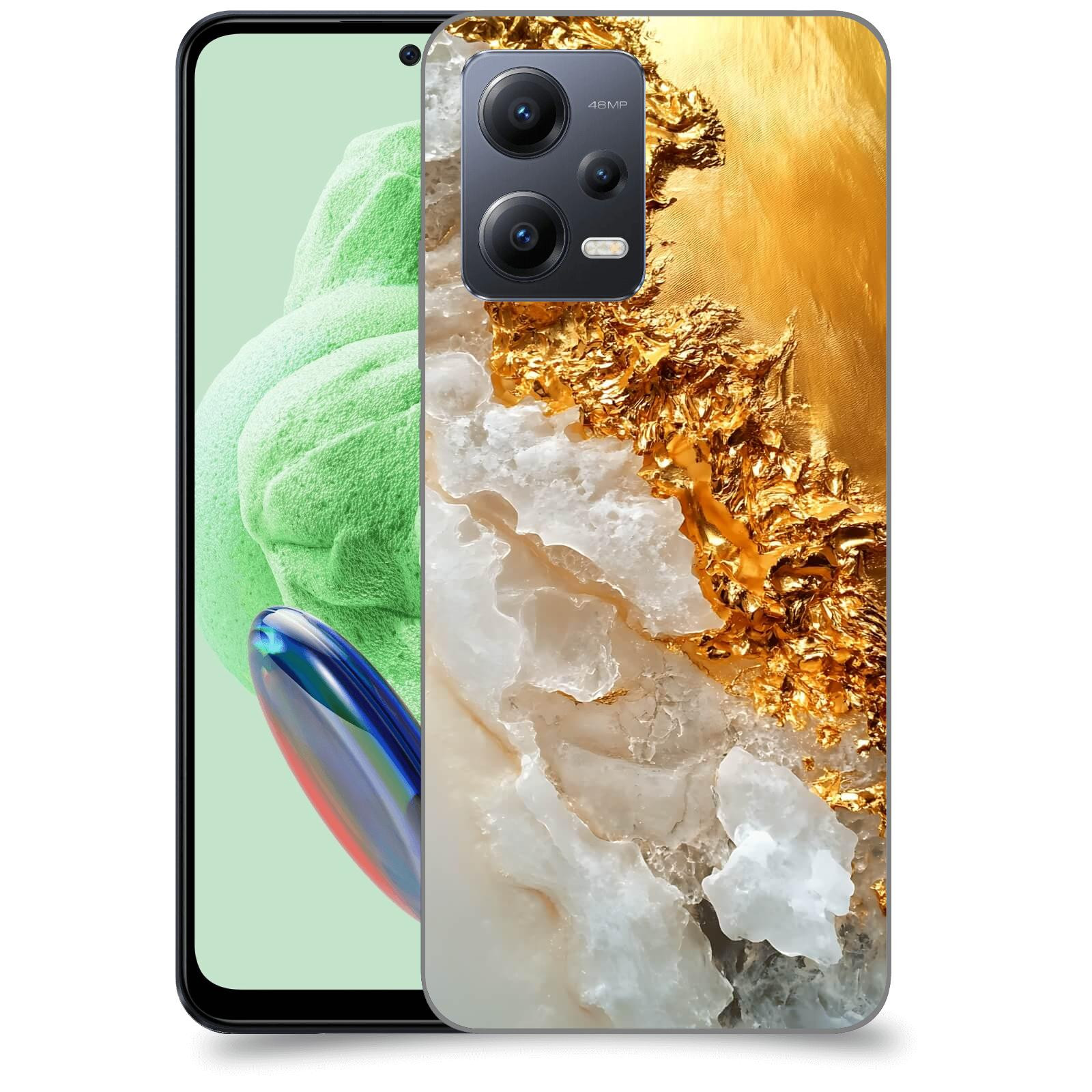 ACOVER Kryt na mobil Xiaomi Redmi Note 12 5G - Liquid Gold III