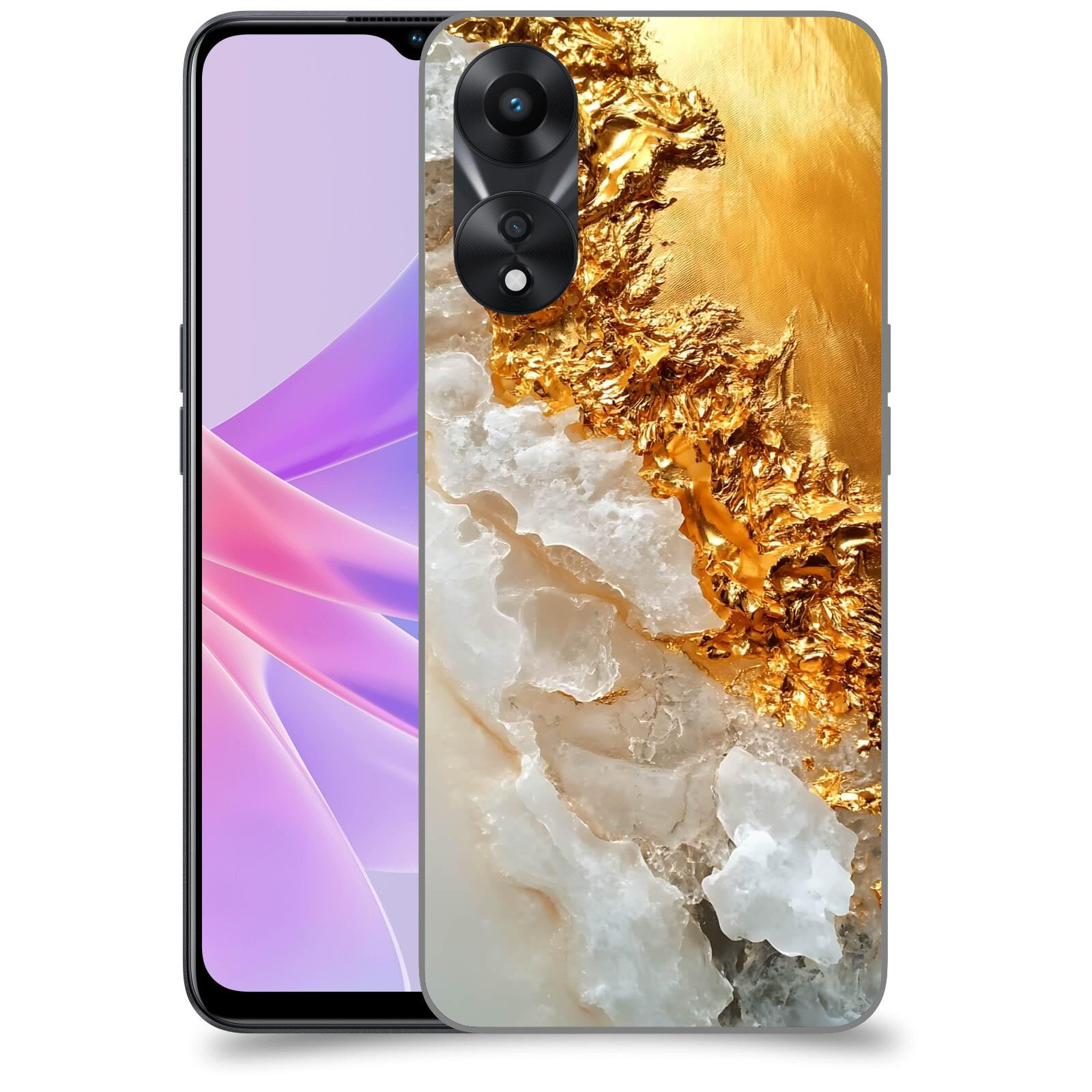 ACOVER Kryt na mobil OPPO A78 5G - Liquid Gold III